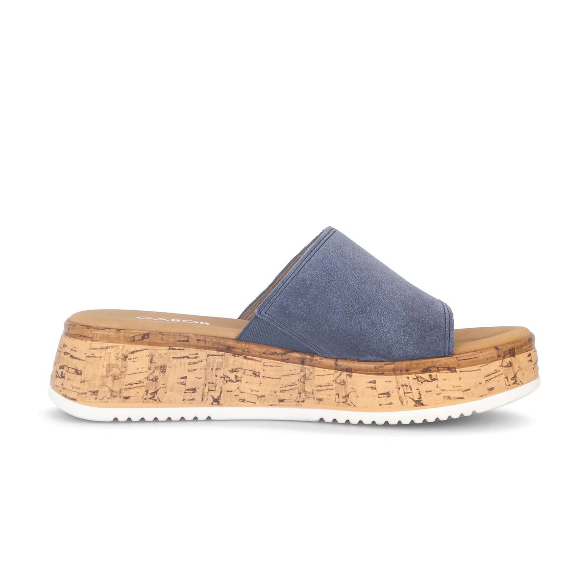 Gabor Comfort Pantolette Suede Mules Blue 40.5 2