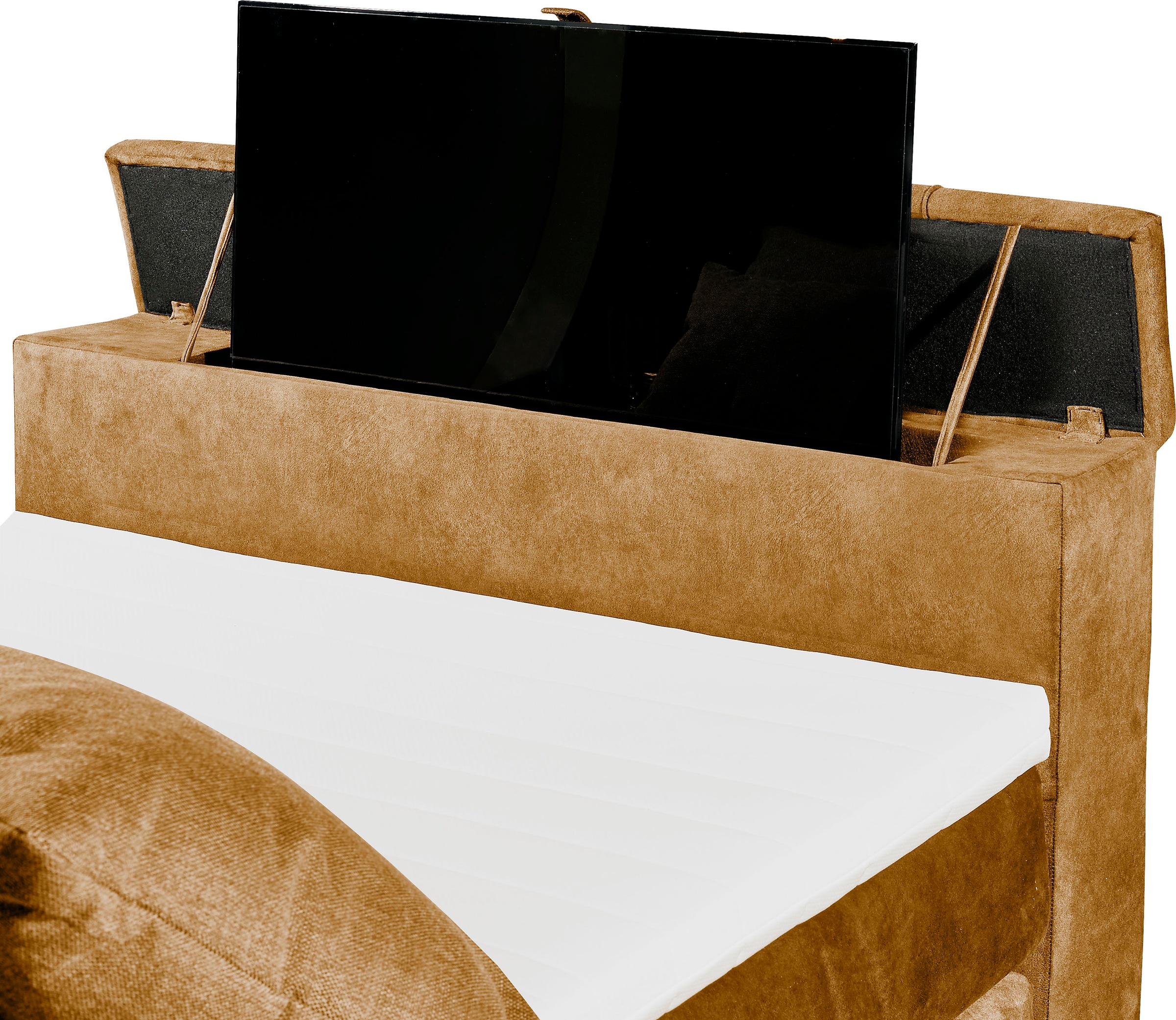 SET ONE by Musterring Richmond Box Spring Bed Yellow 134x243cm 5