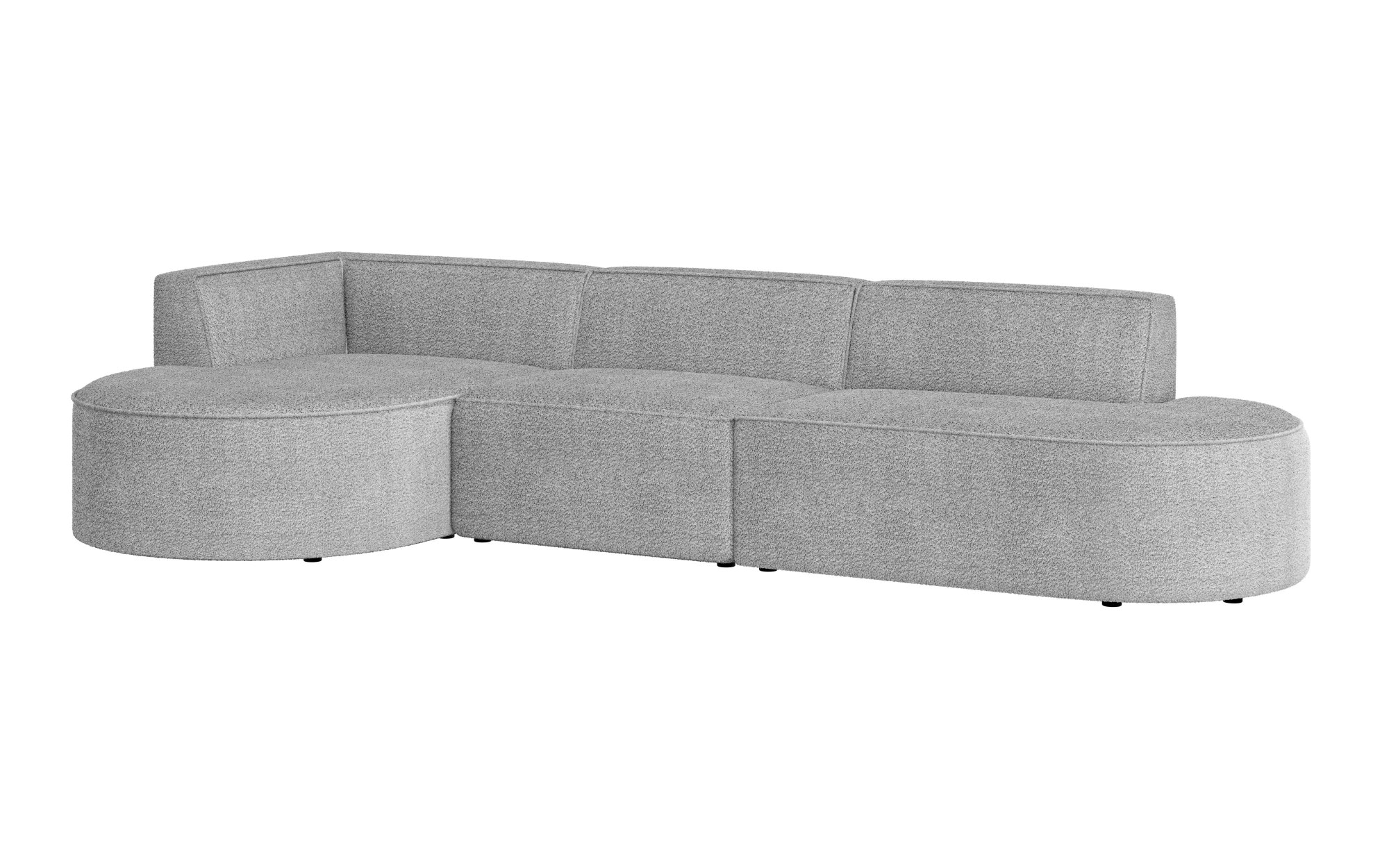 andas Ecksofa "Ecksofa EIVIND mit Ottomane rechts/links, Maße: B/H/T 343/15 günstig online kaufen