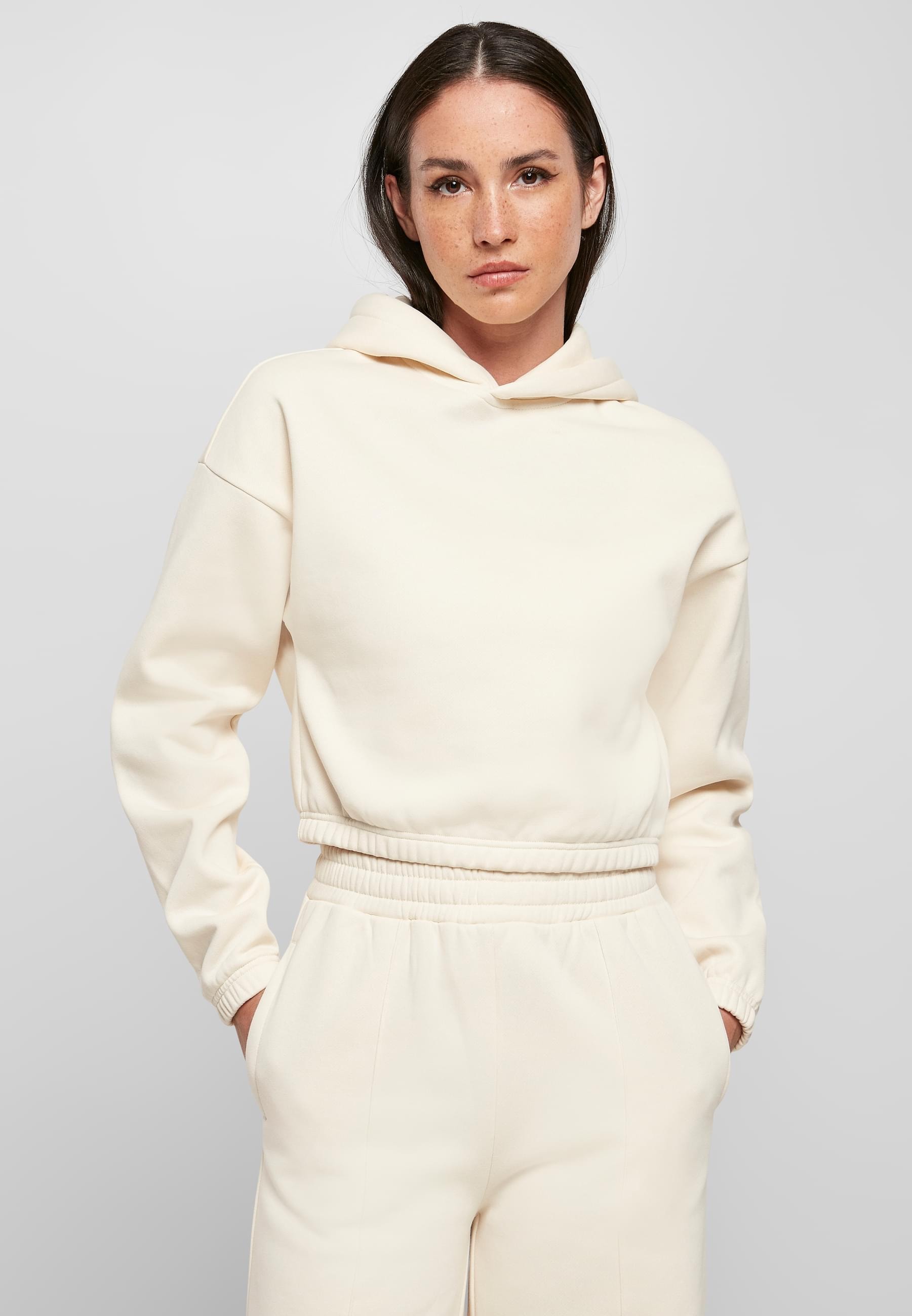 URBAN CLASSICS Kapuzenpullover »Urban Classics Damen Ladies Short Oversized Sweat Hoody«, (1 tlg.)