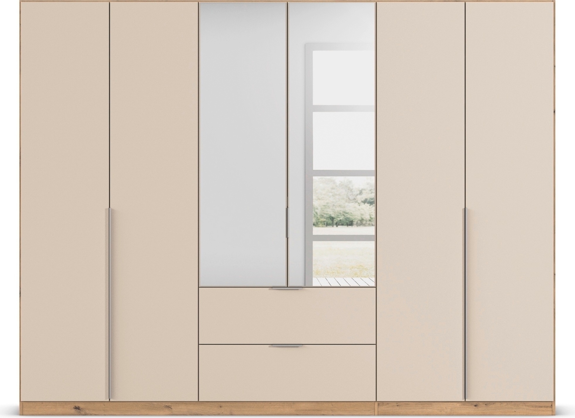 OTTO home Drehtürenschrank "Kleiderschrank Schrank Garderobe AGORDO mit Dek günstig online kaufen