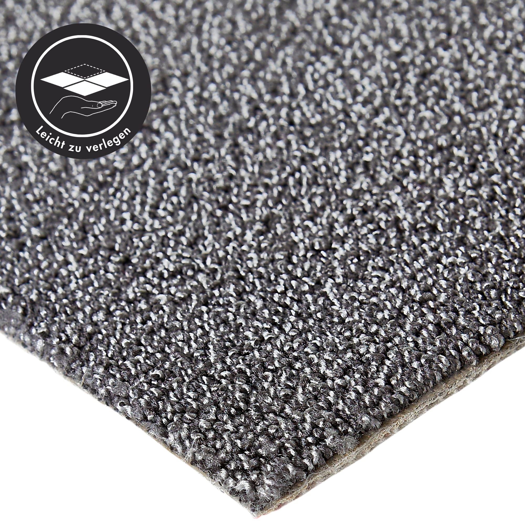 Andiamo Teppichboden »Rubinoy, Schlinge, Made in Belgium«, rechteckig, 0,8 mm Höhe, Breite 400 cm oder 500 cm, Wohnzimmer, strapazierfähig & robust