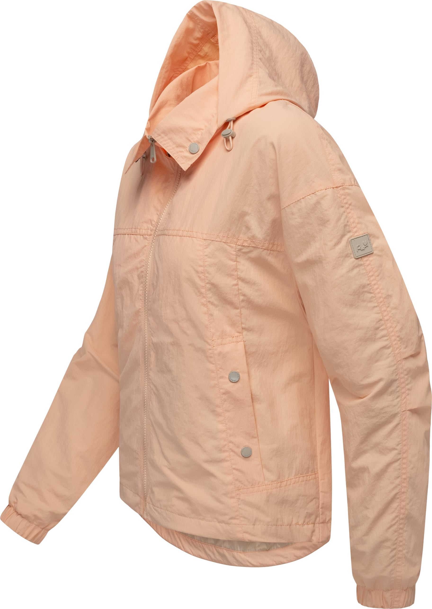 Ragwear Outdoorjacke »Cerys«, mit Kapuze, kurze Damen Übergangsjacke mit verstaubarer Kapuze