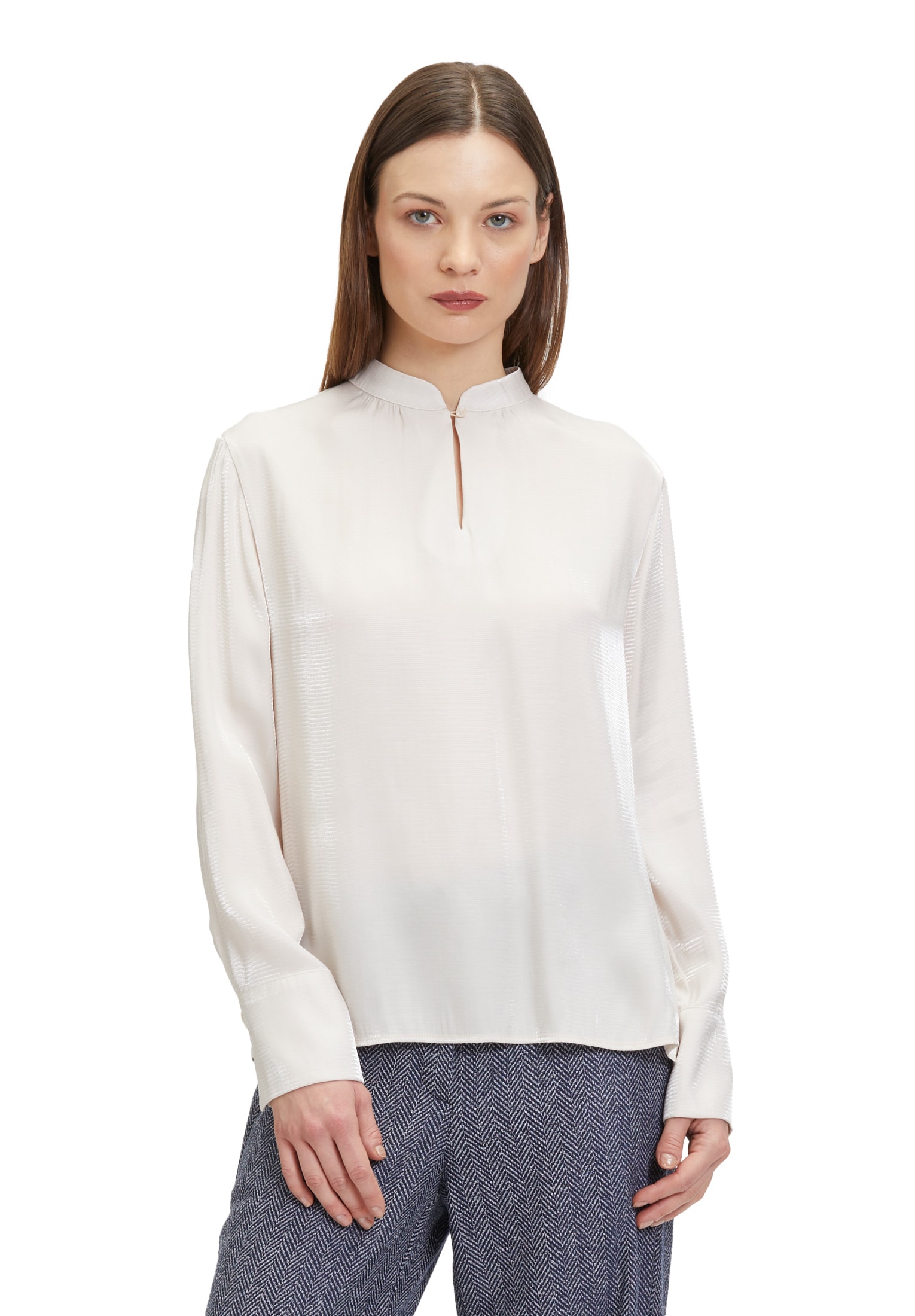 Betty&Co Schlupfbluse "Betty & Co Damen Schlupfbluse mit Raffung" günstig online kaufen