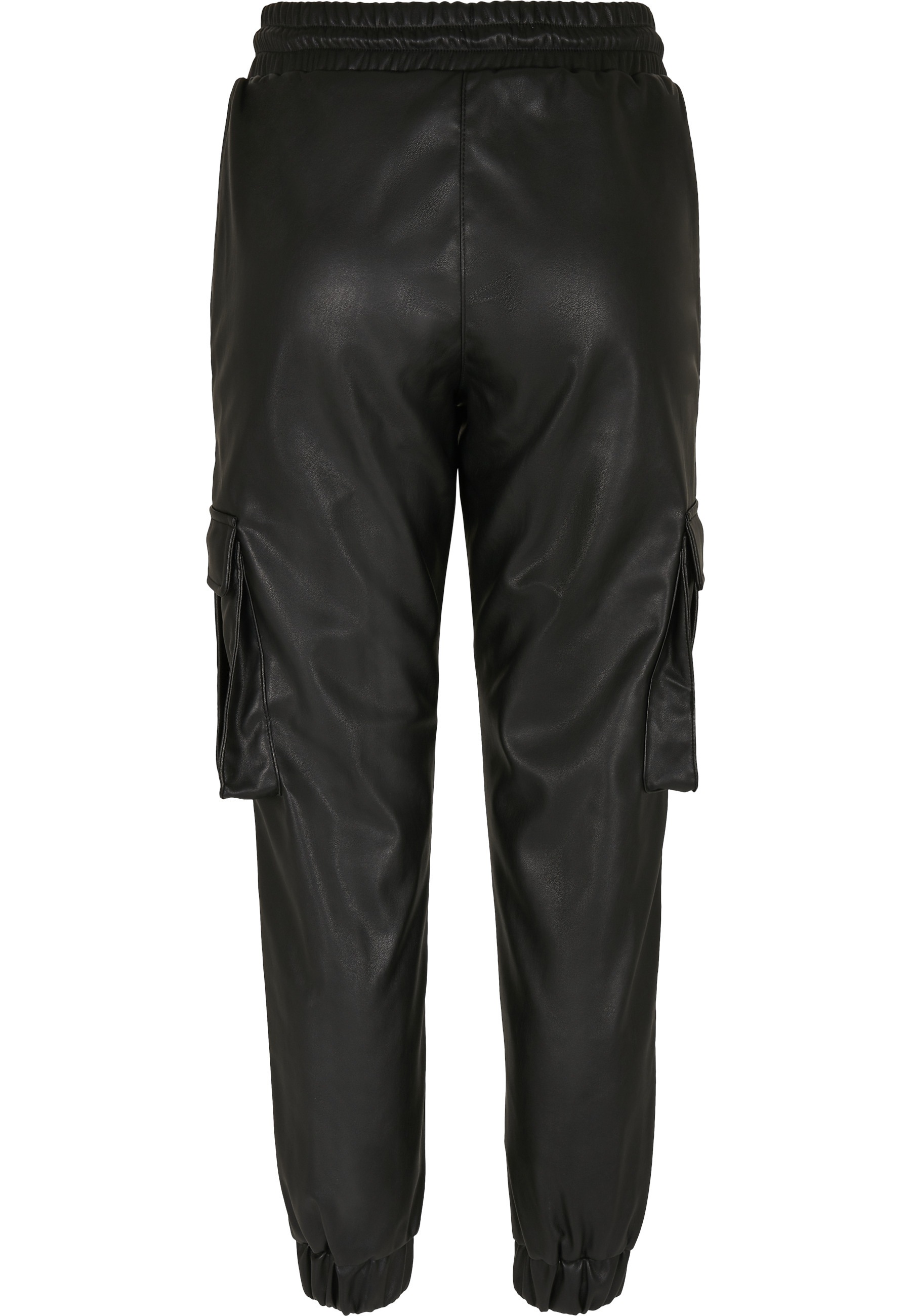 URBAN CLASSICS Cargohose "Urban Classics Damen Ladies Faux Leather Cargo Pa günstig online kaufen