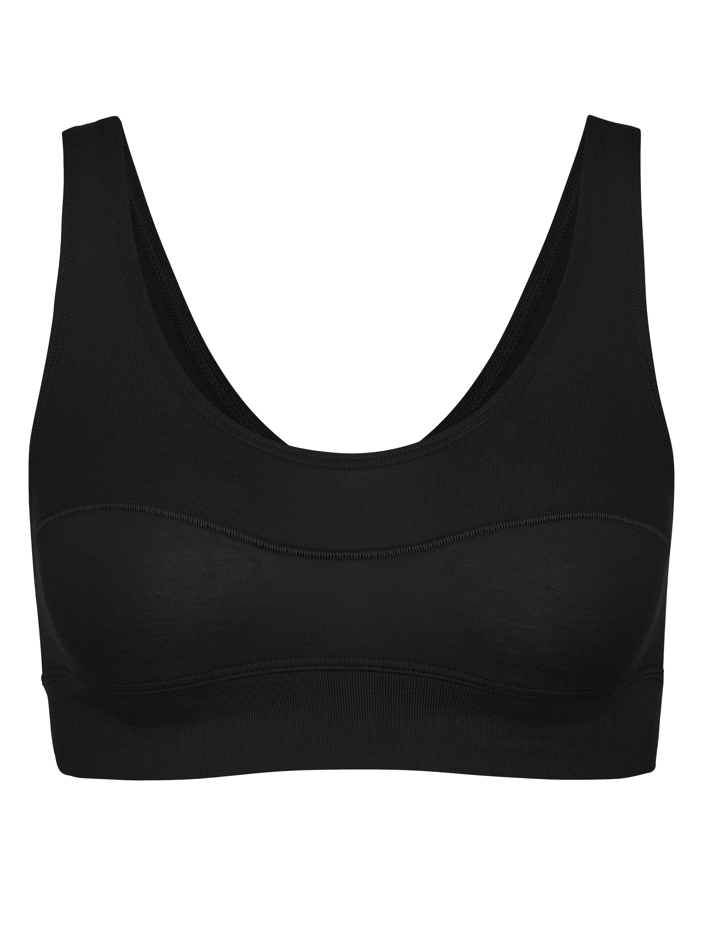 CALIDA Bustier "Elastic" breites Unterbrustband, ohne Bügel, Baumwollmischu günstig online kaufen