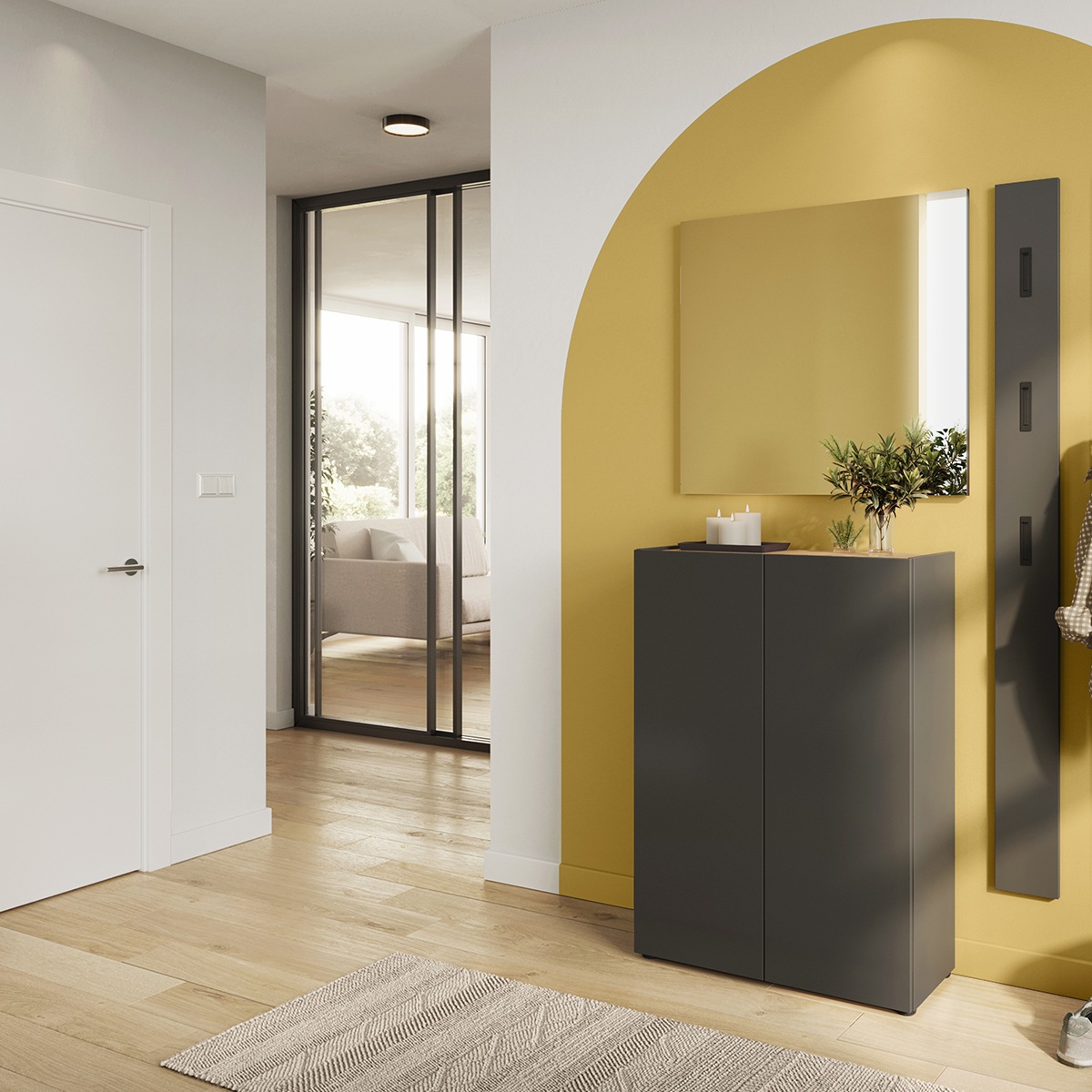 GERMANIA Garderoben-Set "GW-Alviano" 3 Stk. tlg. günstig online kaufen