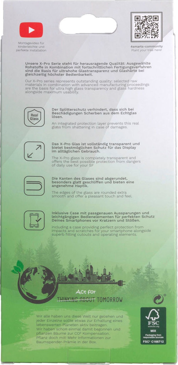 4smarts Backcover »360° Protection Set X-Pro Clear - iPhone 14«