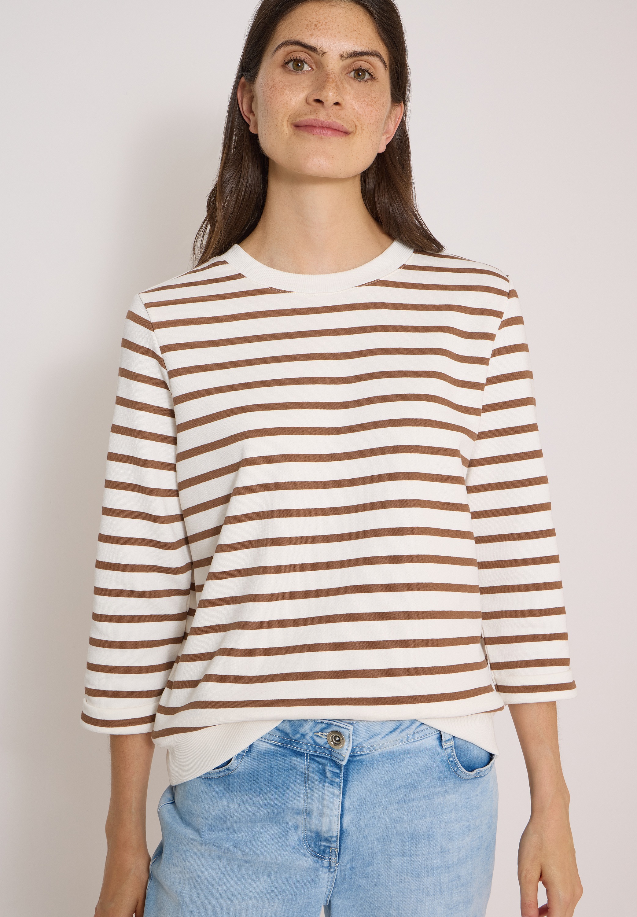 Cecil Sweatshirt, mit 3/4 Ärmeln