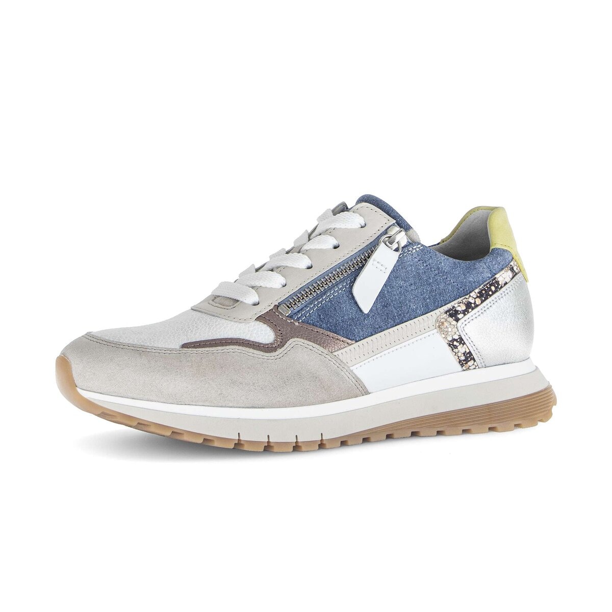 Gabor Sneaker "Sneaker low Materialmix Leder" günstig online kaufen