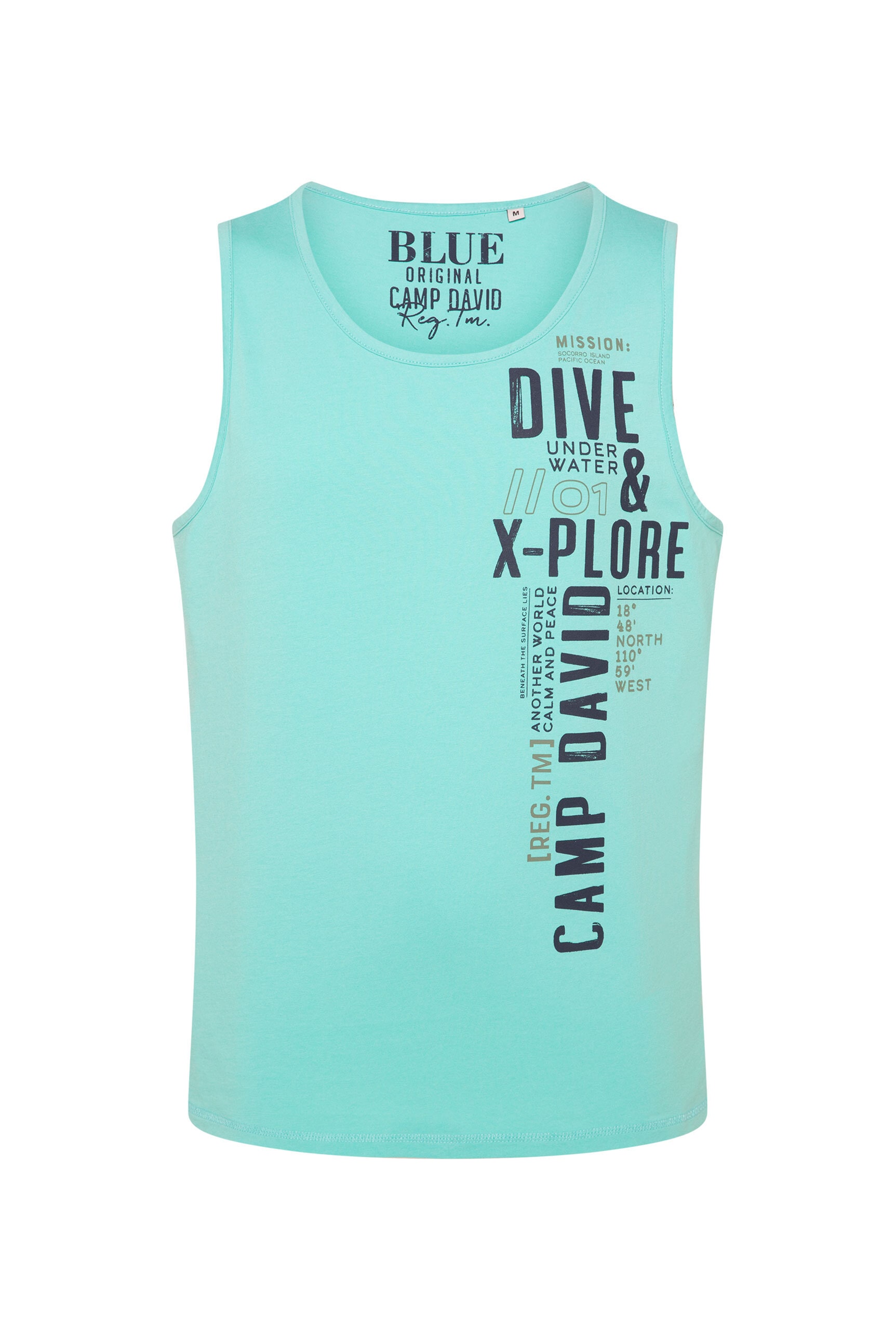 CAMP DAVID Tanktop, aus Baumwolle