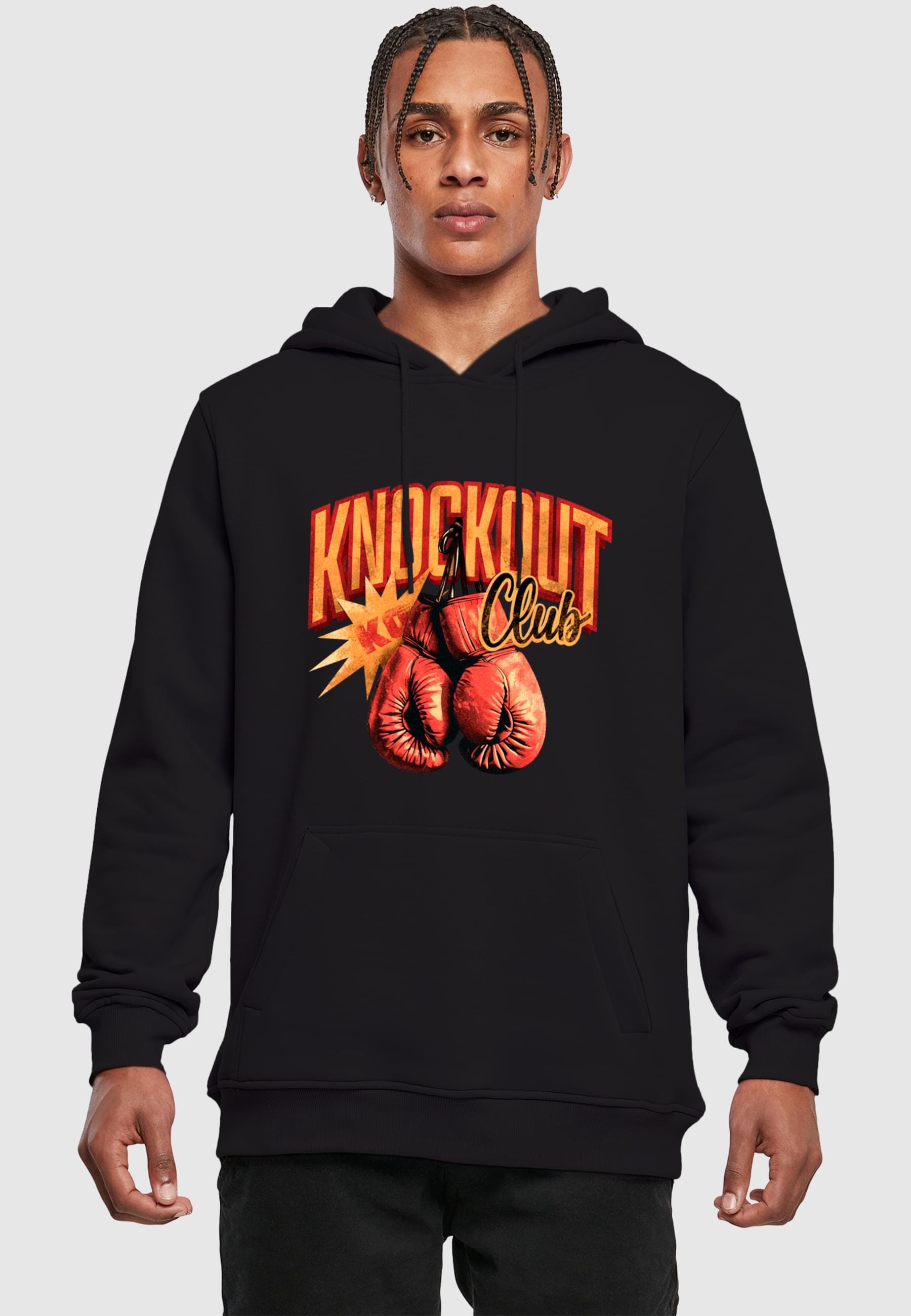 MisterTee Kapuzensweatshirt »MisterTee Knockout Club Hoody«, (1 tlg.)