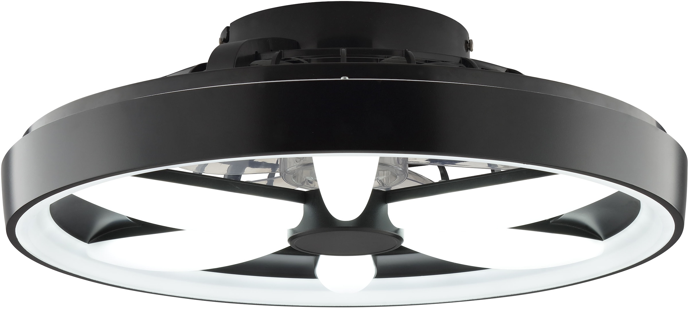 Hanseatic LED Deckenleuchte »DLV2205«, 1 flammig, Leuchtmittel LED-Modul | LED fest integriert, LED Ventilator, Ø 48 cm, 6400 lm, dimmbar, Fernbedienung