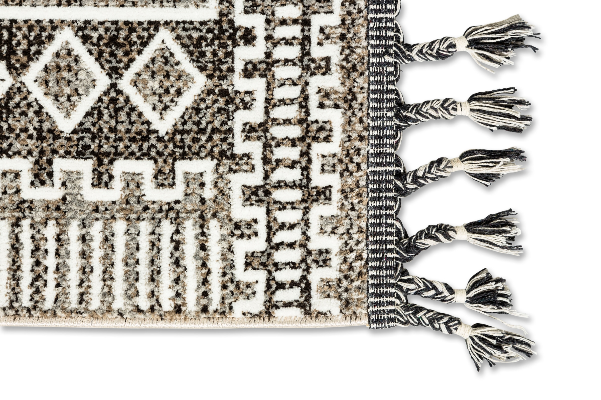 ASTRA Teppich »Ravenna 6634 226«, rechteckig, eleganter Kurzflorteppich mit  Fransen auf Rechnung | BAUR
