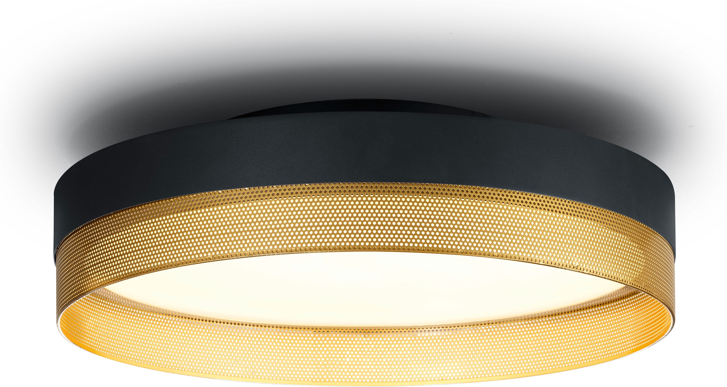 HELL höllisch gutes Licht LED Deckenleuchte »MESH« LED-Modul 1 Stk. Warmweiß B-Link Fernbedienung