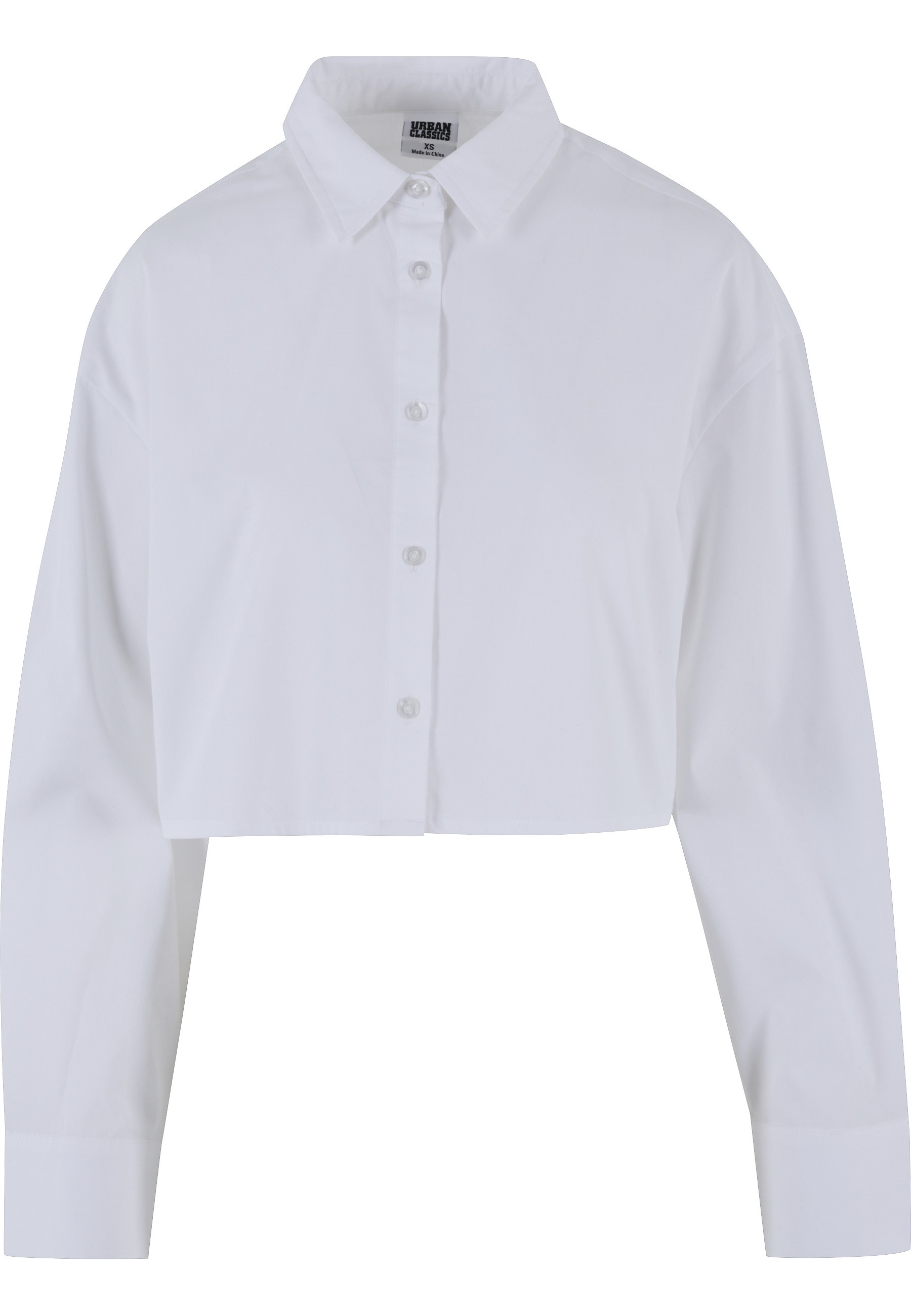 URBAN CLASSICS Klassische Bluse "Urban Classics Damen Ladies Cropped Oversi günstig online kaufen