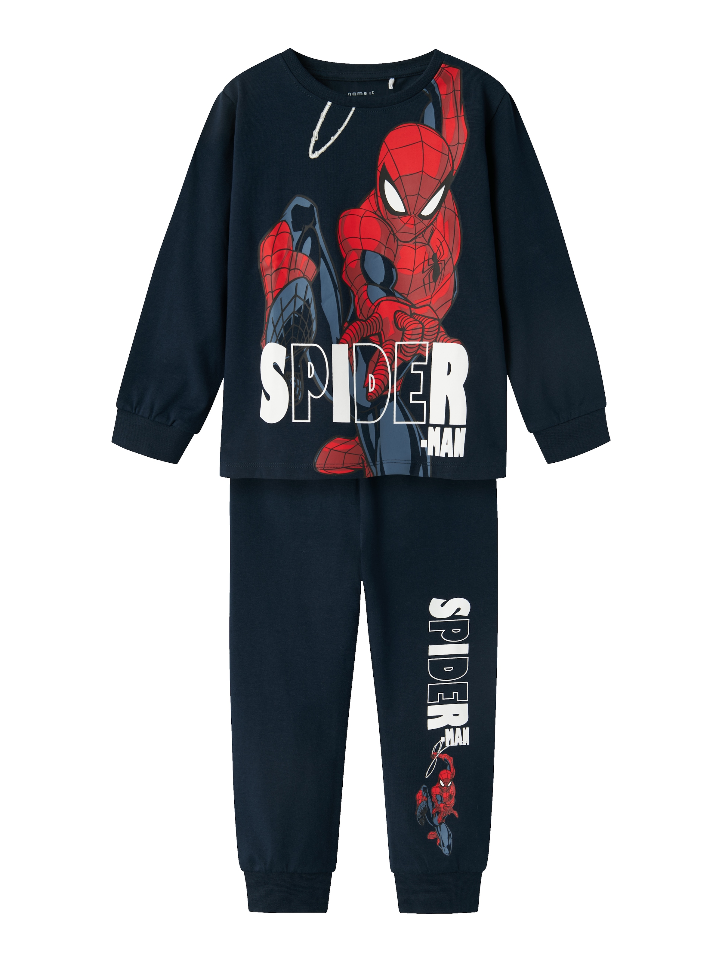 Schlafanzug »NMMALFRED SPIDER LS NIGHTSET NOOS MAR«