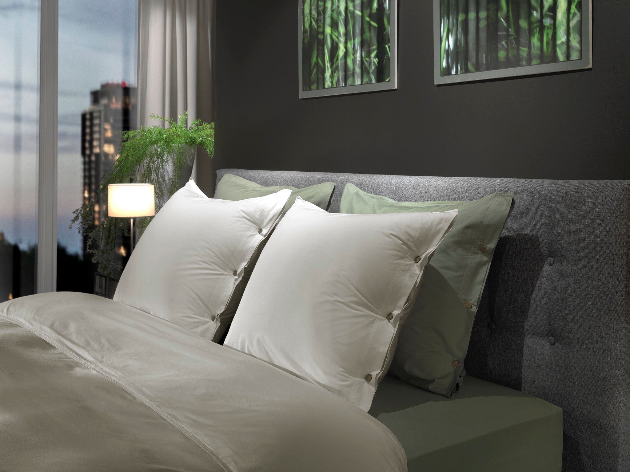 YELLOW Bettwäsche »Percale«, Uni Design, 100% Baumwolle ab 135x200 cm.