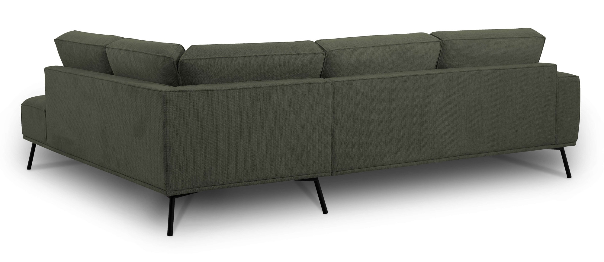 andas Ecksofa »Vosby«, Breite 260 cm, Chenille, mit dekorativer Kedernaht
