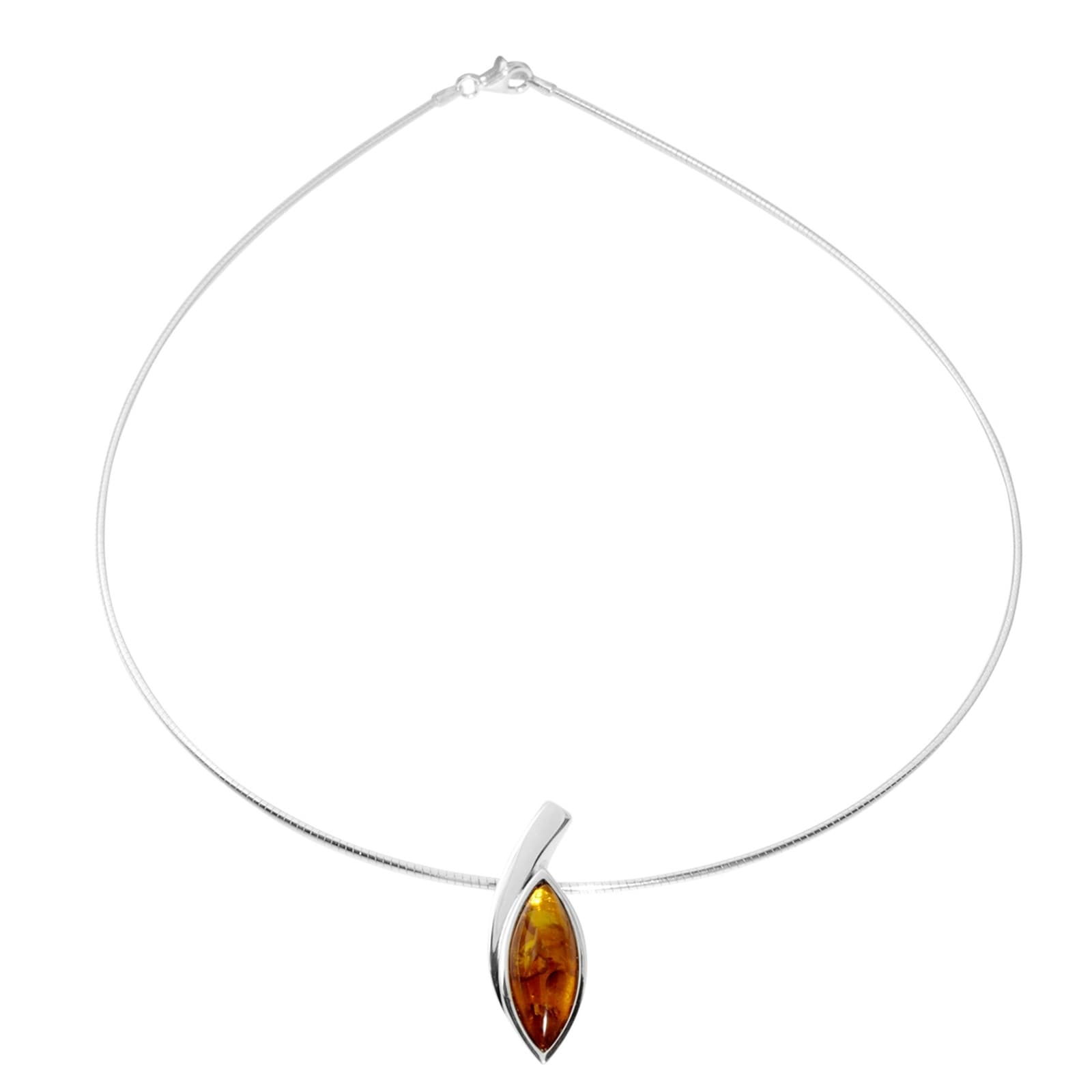 OSTSEE-SCHMUCK Halsreif »Ostsee-Schmuck Halsreif mit Anhänger Gleiter-Marieke«, (2 tlg.)