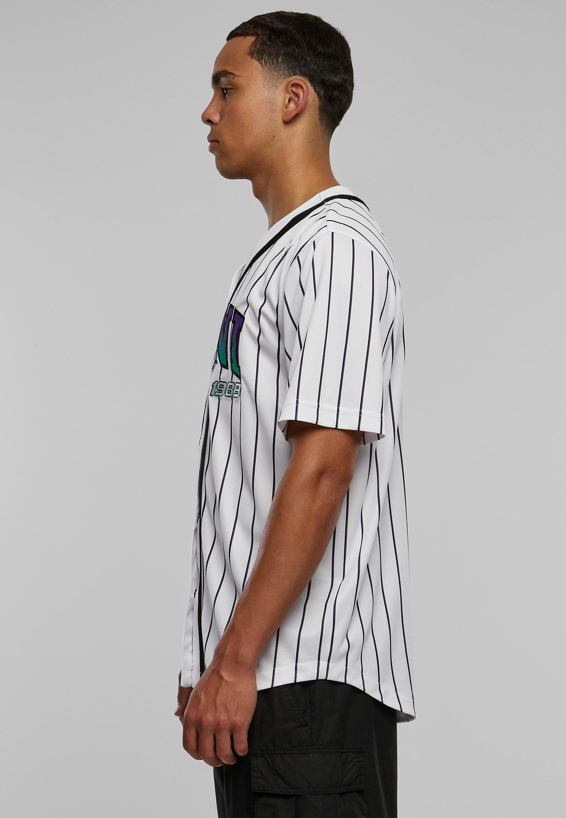 Karl Kani T-Shirt »Karl Kani Herren KM233-003-2 KK Serif Pinstripe Baseball Shirt«, (1 tlg.)