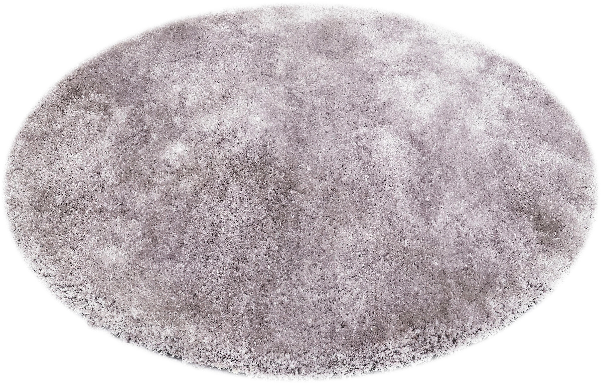 Bruno Banani Hochflor-Teppich »Dana Teppich, Kundenliebling«, rund, 30 mm Höhe, unifarben, Mikrofaser Teppiche, Wohnzimmer, Schlafzimmer, Esszimmer