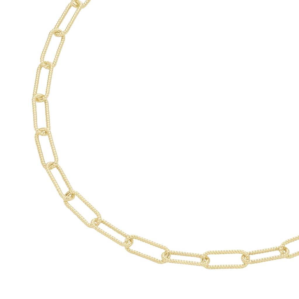 GIORGIO MARTELLO MILANO Silberkette »Kordel-Optik, vergoldet, Silber 925«