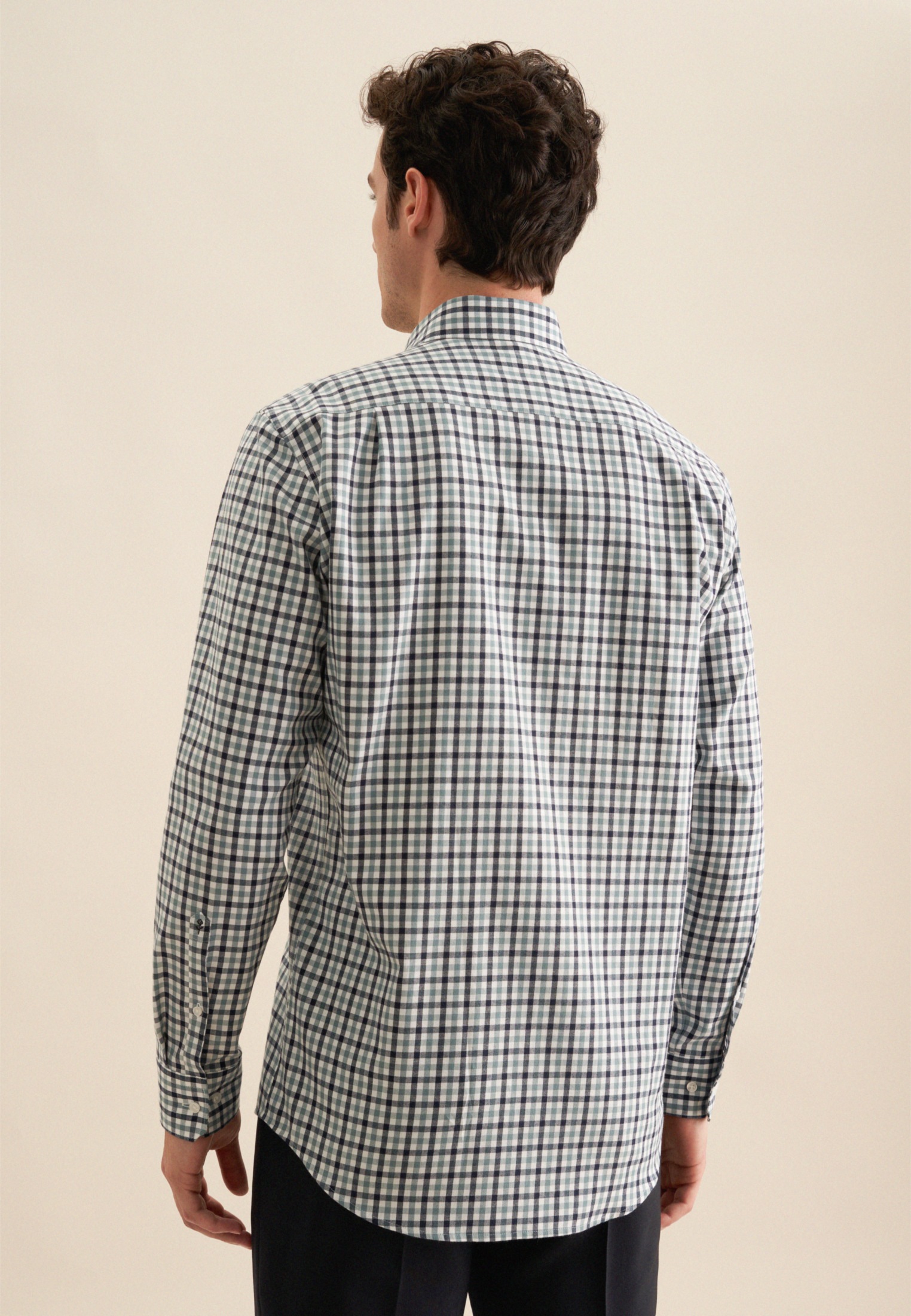 seidensticker Flanellhemd "Regular", Regular Langarm Button-Down-Kragen Kar günstig online kaufen