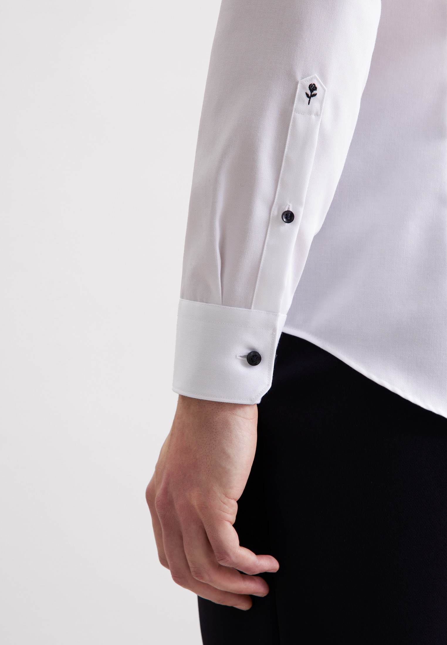 seidensticker Businesshemd »Schwarze Rose« X-Slim 1/1 Kentkragen