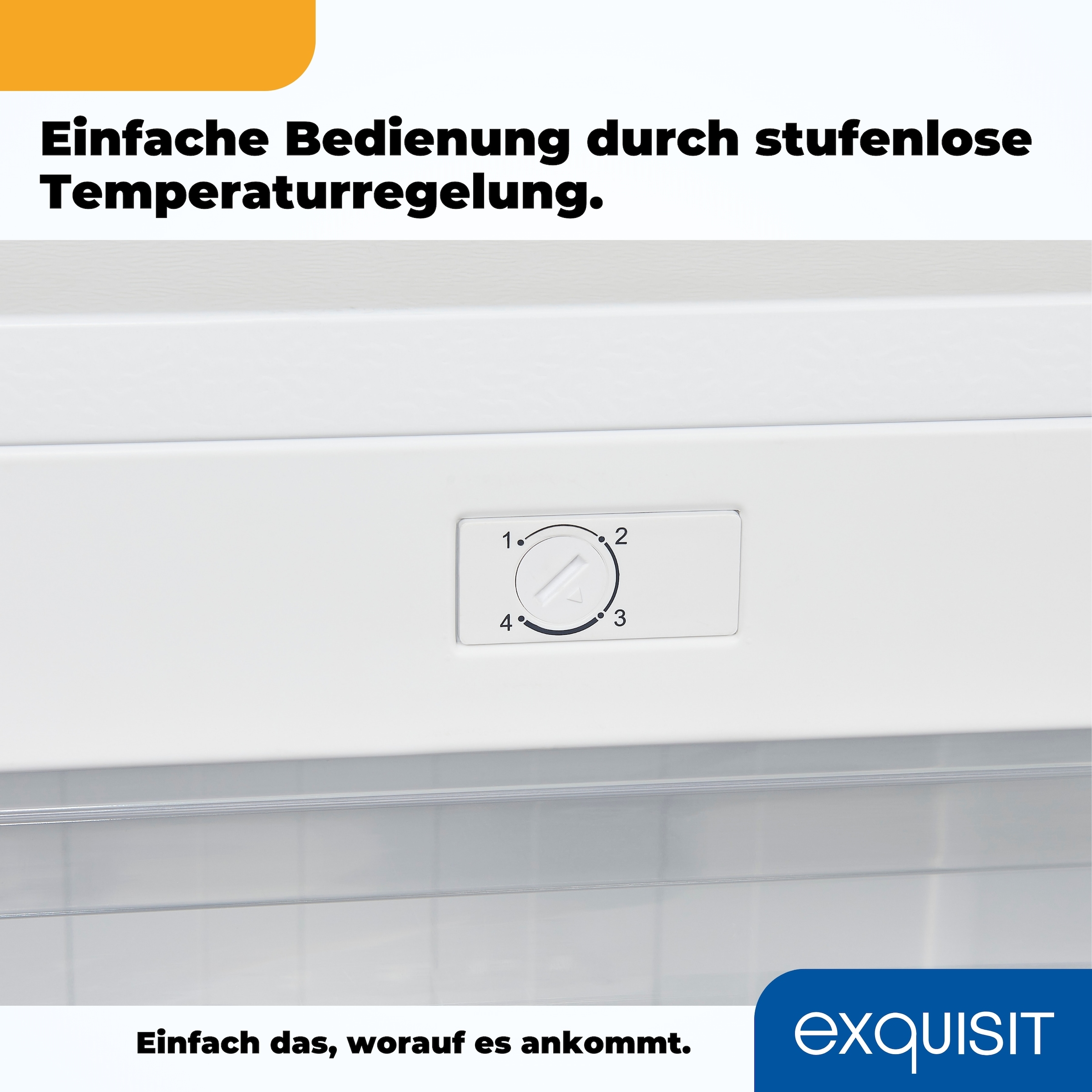 exquisit Gefrierschrank »GS230-H-040E weiss« 142,6 cm hoch 54,4 cm breit