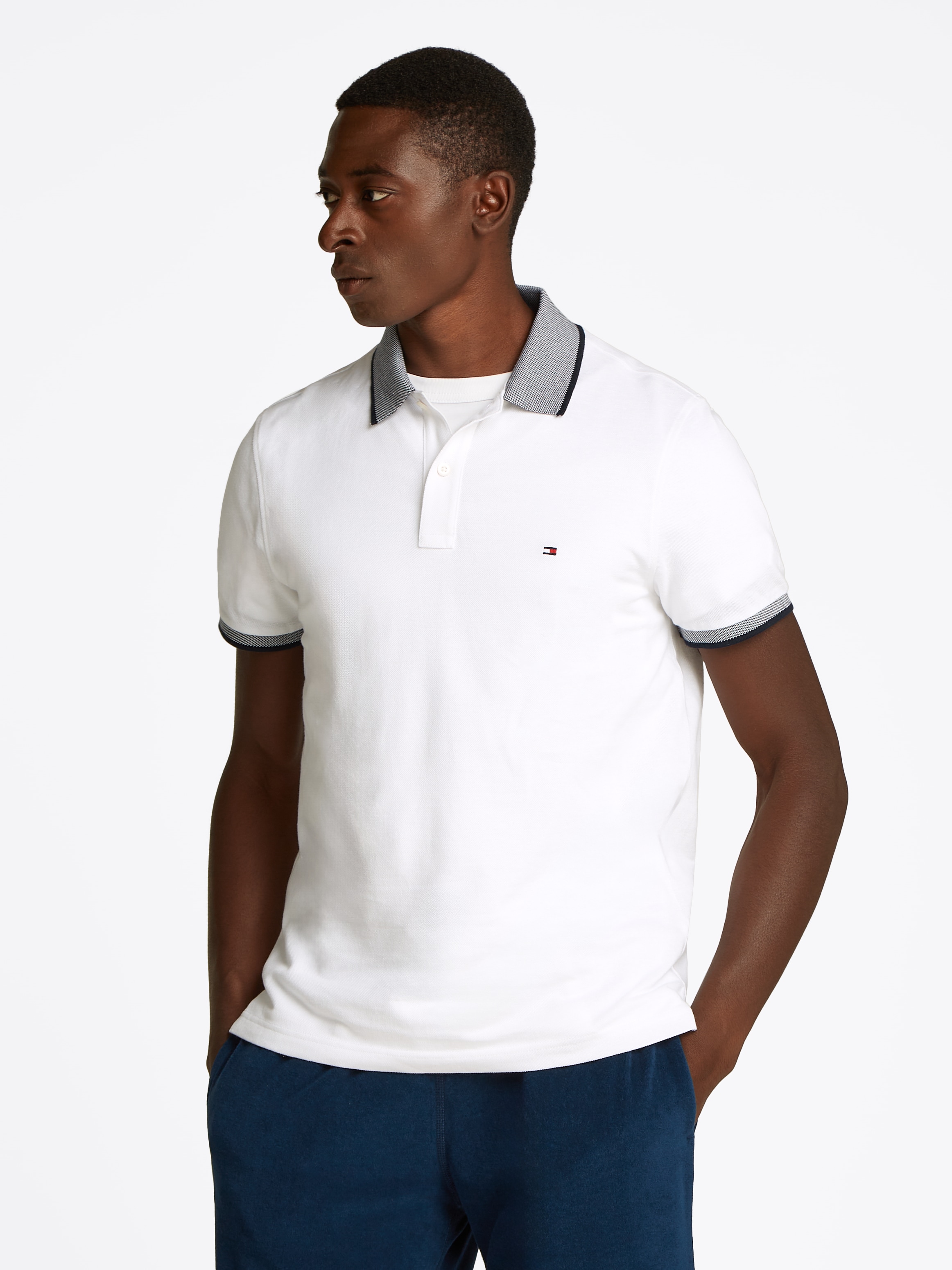 Tommy Hilfiger Poloshirt "LINEN PIQUE REG POLO" günstig online kaufen