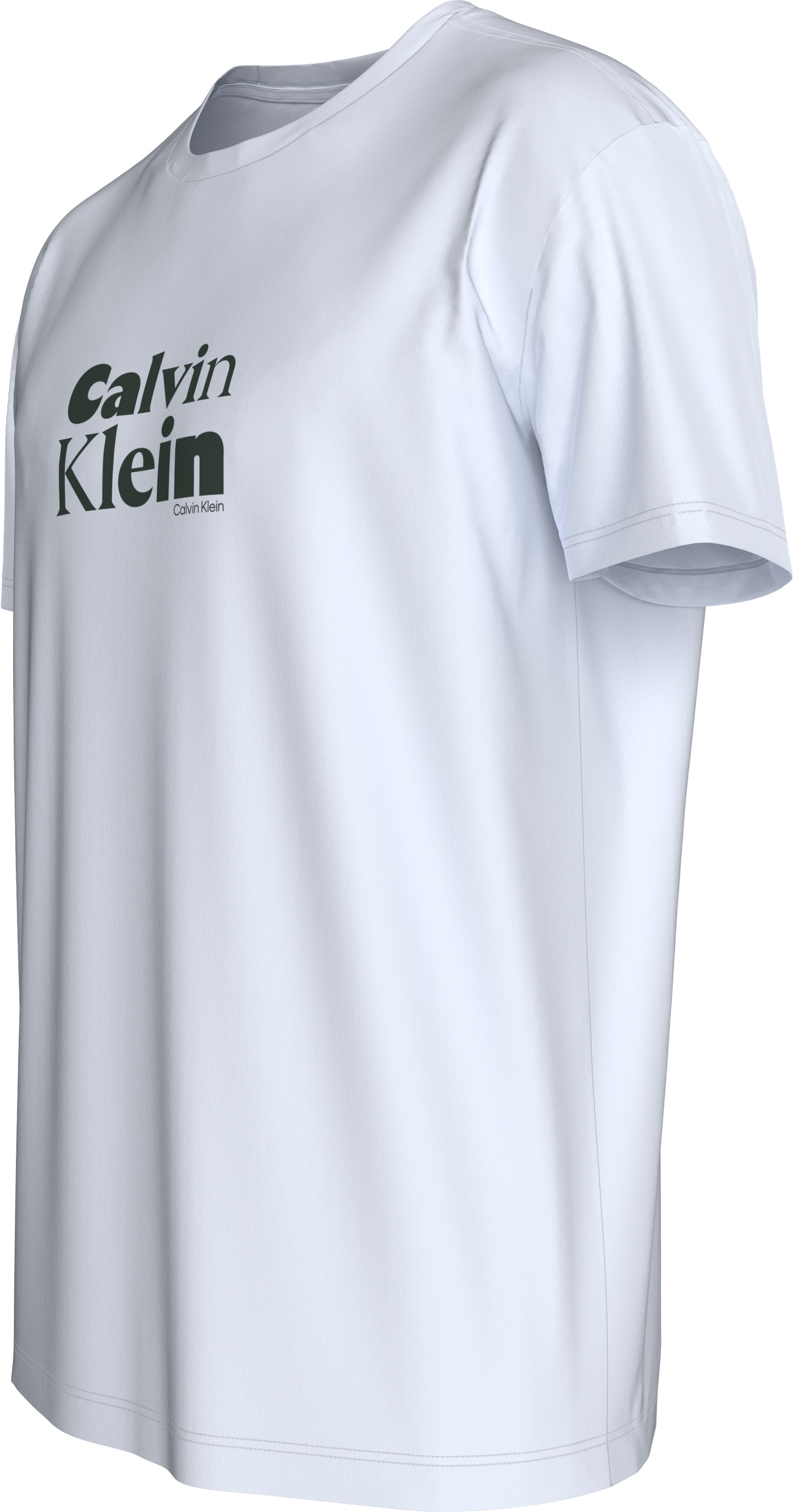 Calvin Klein T-Shirt »SS 30S EU CALVIN KLEIN BOLD GRAP«, Mit Rundhalsausschnitt, regular fit