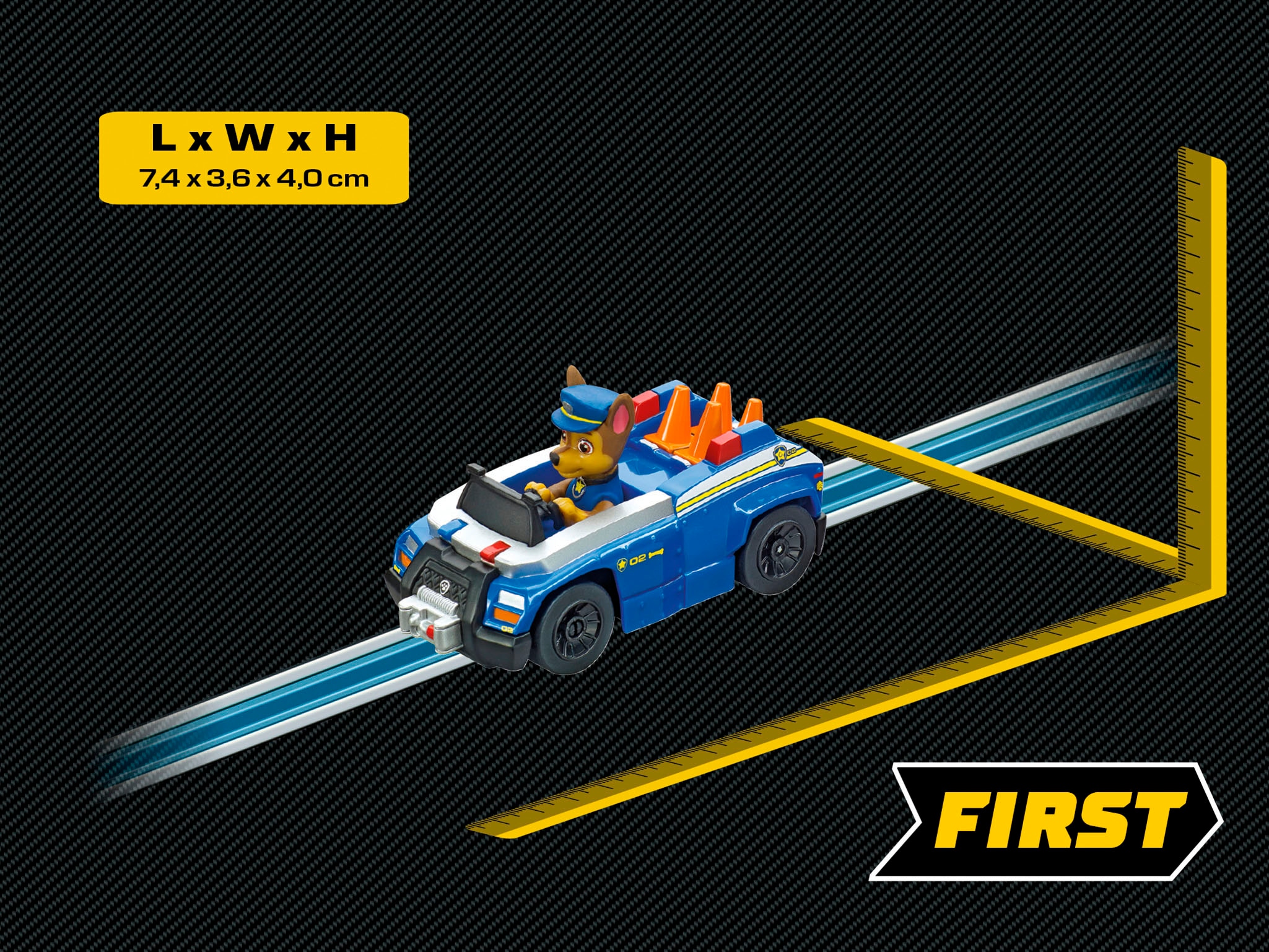 Carrera® Autorennbahn »Carrera First, Paw Patrol - On the Track«