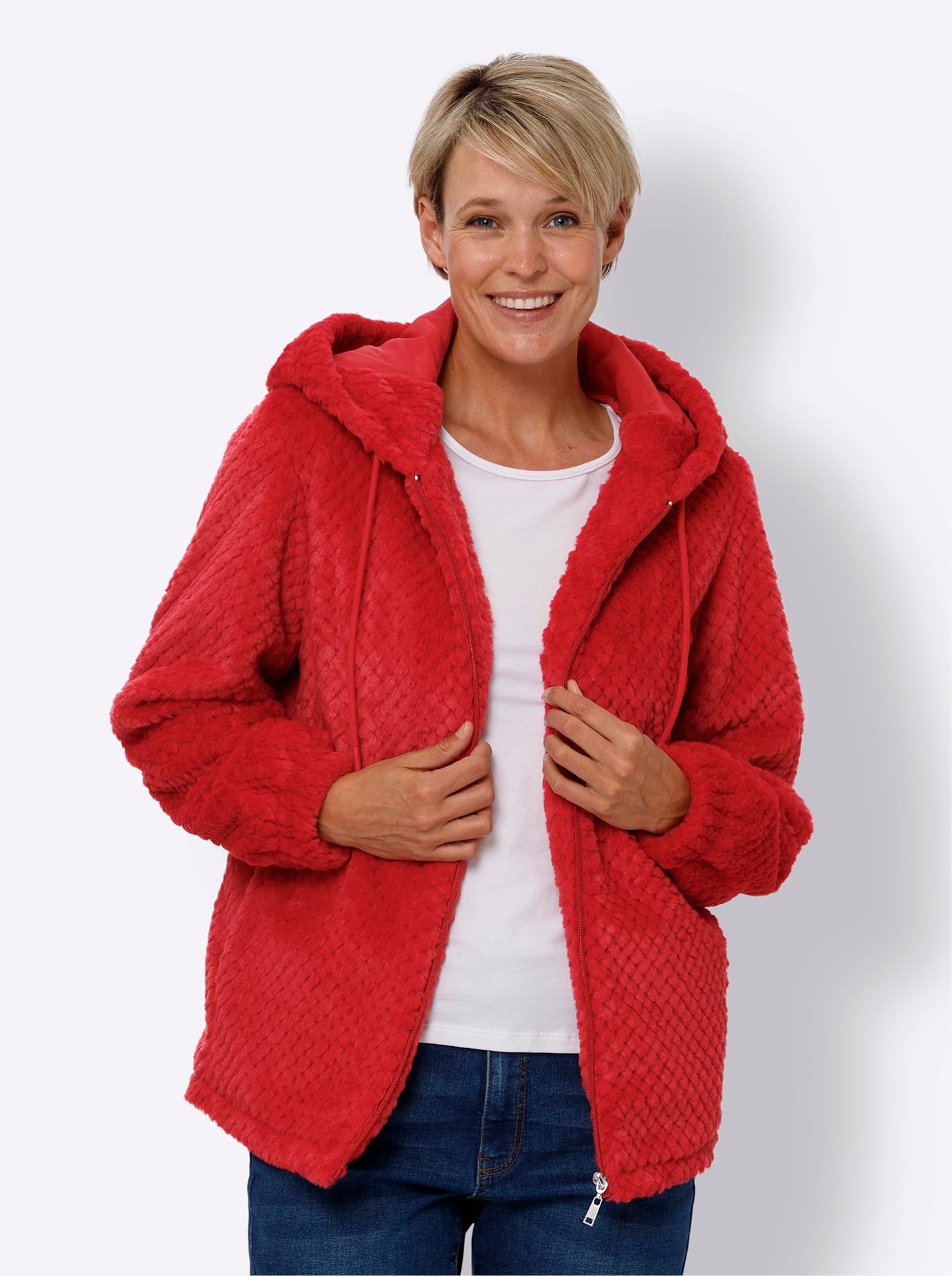 Classic Basics Langjacke, mit Kapuze günstig online kaufen