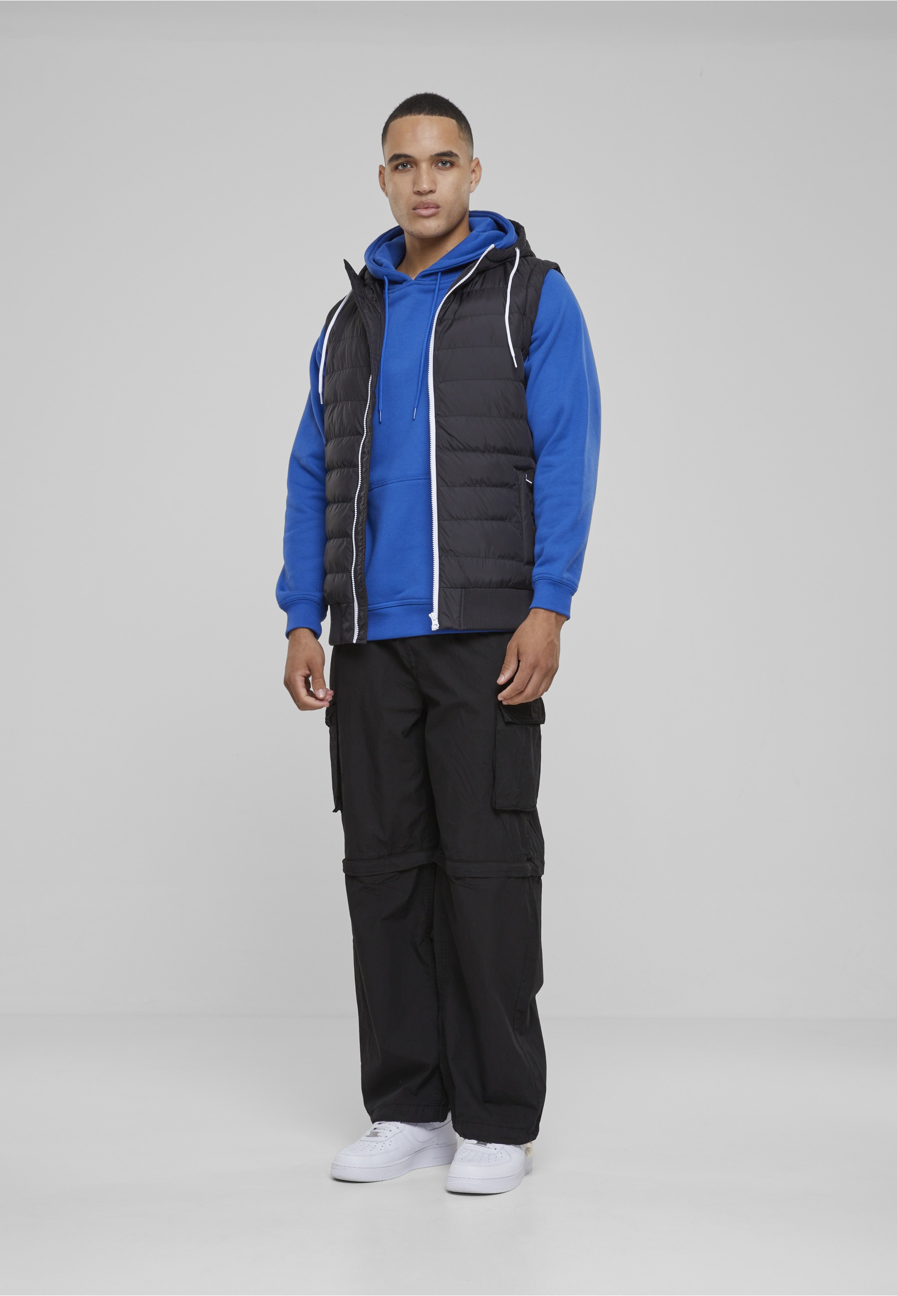 URBAN CLASSICS Jerseyweste »Urban Classics Herren Small Bubble Hooded Vest« 1 Stk.