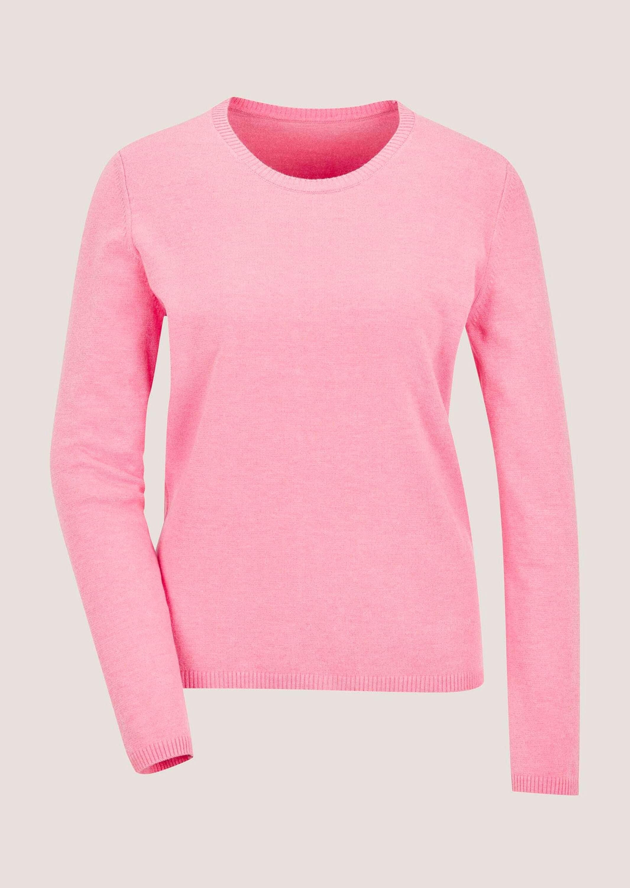 MADELEINE Damen Longpullover "Pullover Pullover"himbeersorbet, melange, Gr. 40, Obermaterial: 46% Modal CMD. 40% Polyacryl PAN. 14% Polyamid PA.,