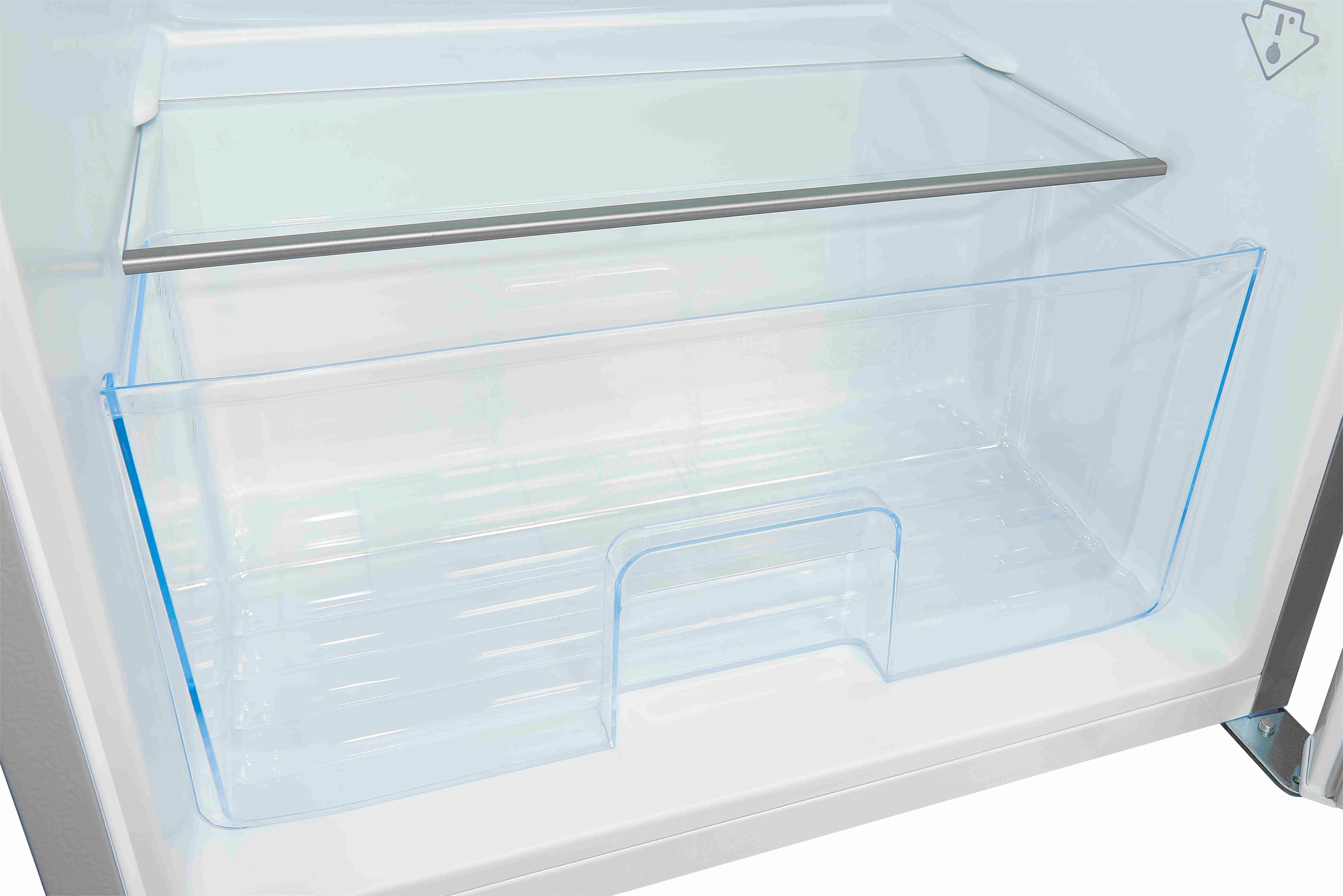 exquisit Kühlschrank »KS16-4-H-010D inoxlook«, Energieeffizienzklasse D, 120 Liter Nutzinhalt, 4 Sterne Gefrieren