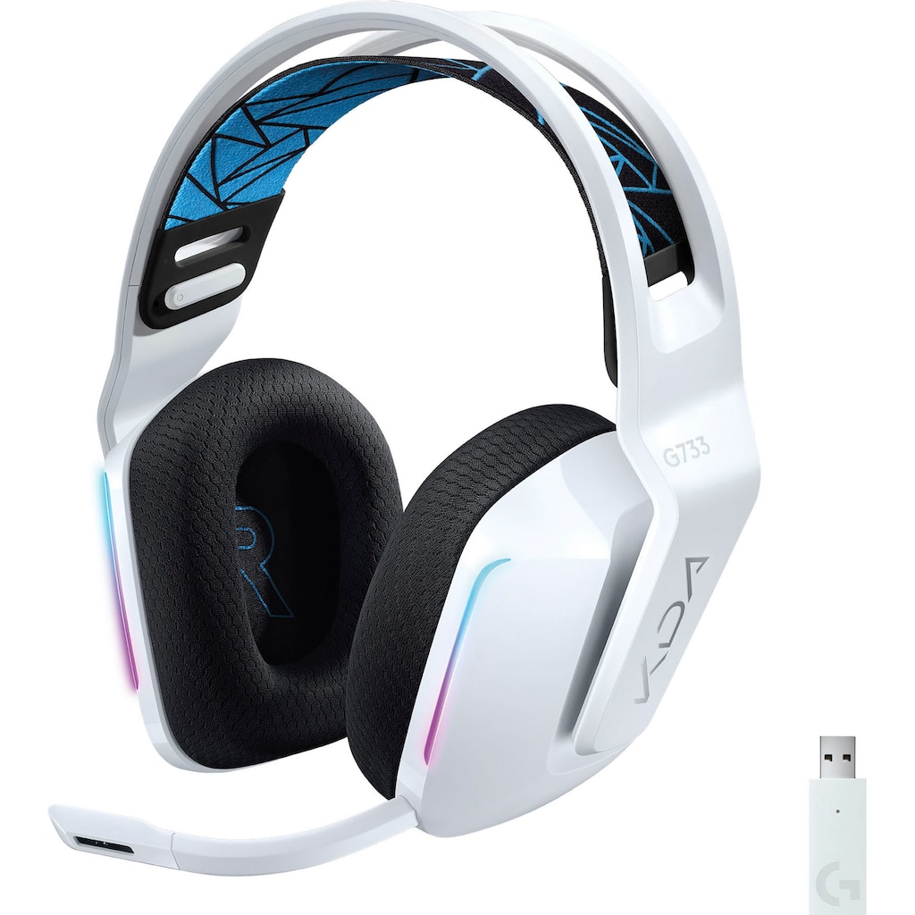 Logitech G Gaming-Headset »G733 K/DA«, Mikrofon abnehmbar