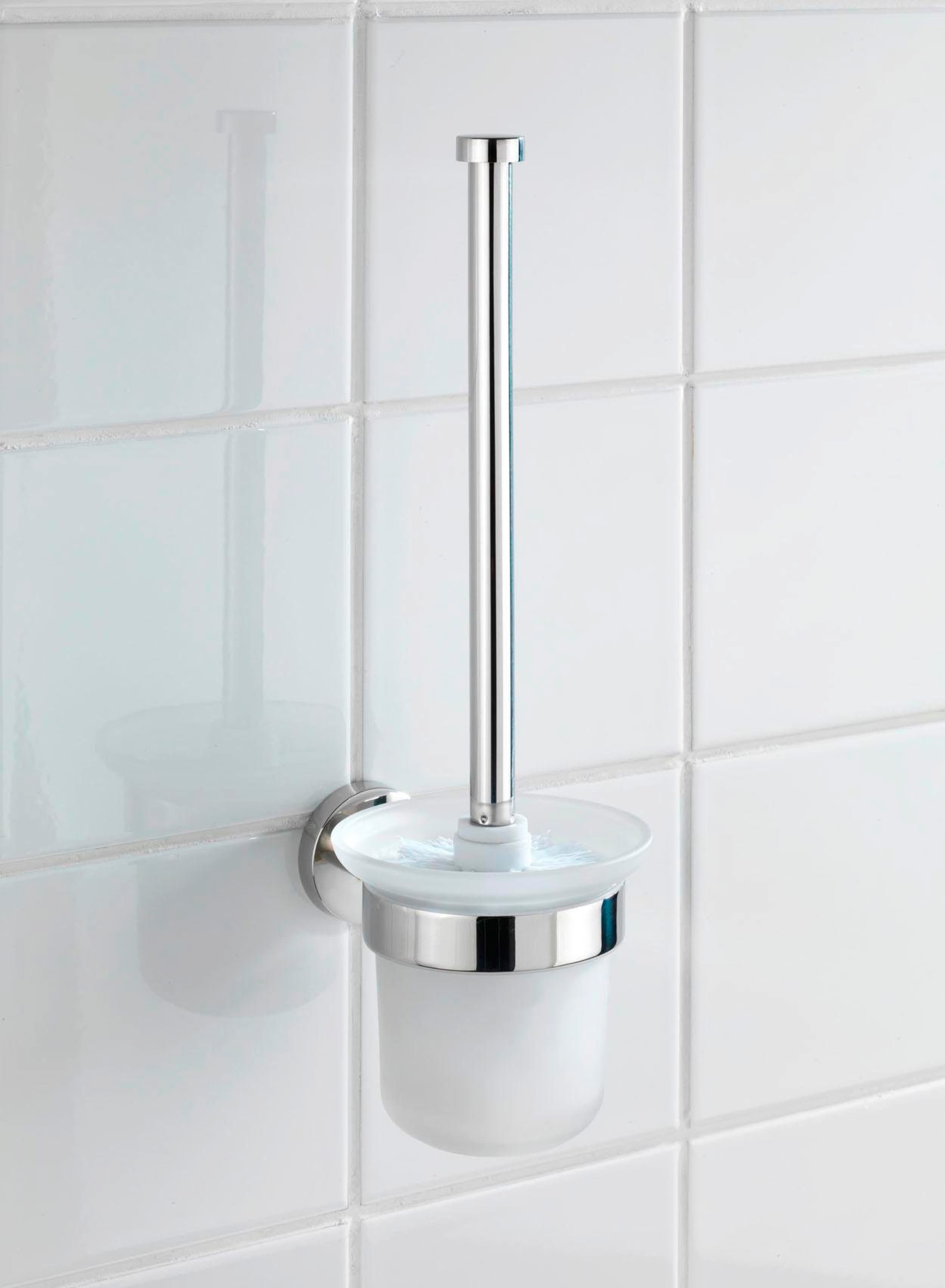 WENKO WC-Garnitur »Bosio«, aus BAUR | bestellen Edelstahl-Glas