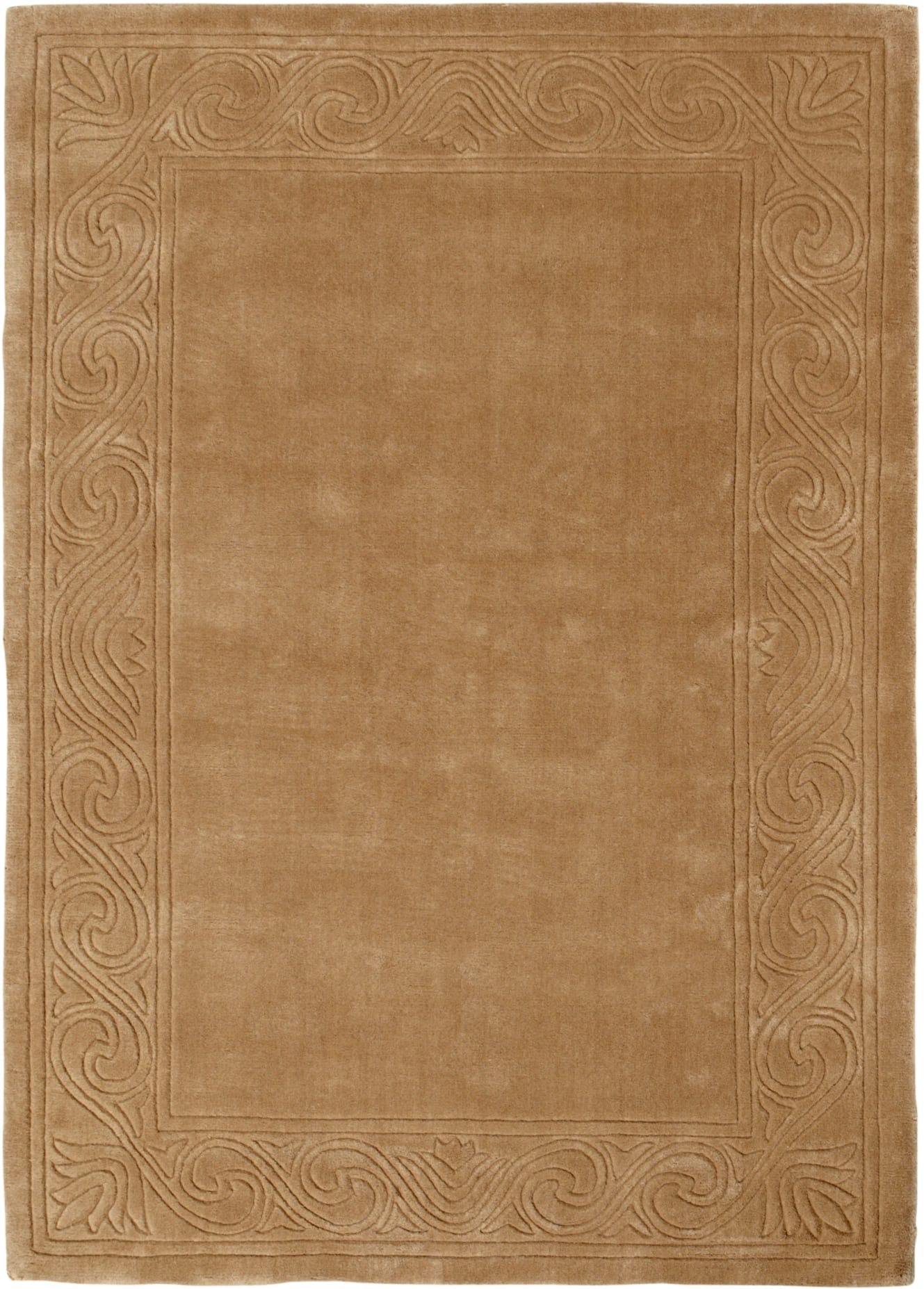 Teppich HEINE HOME Gr. 5, beige, B:160cm H:20mm L:230cm, Wolle, Teppiche, Teppich 2