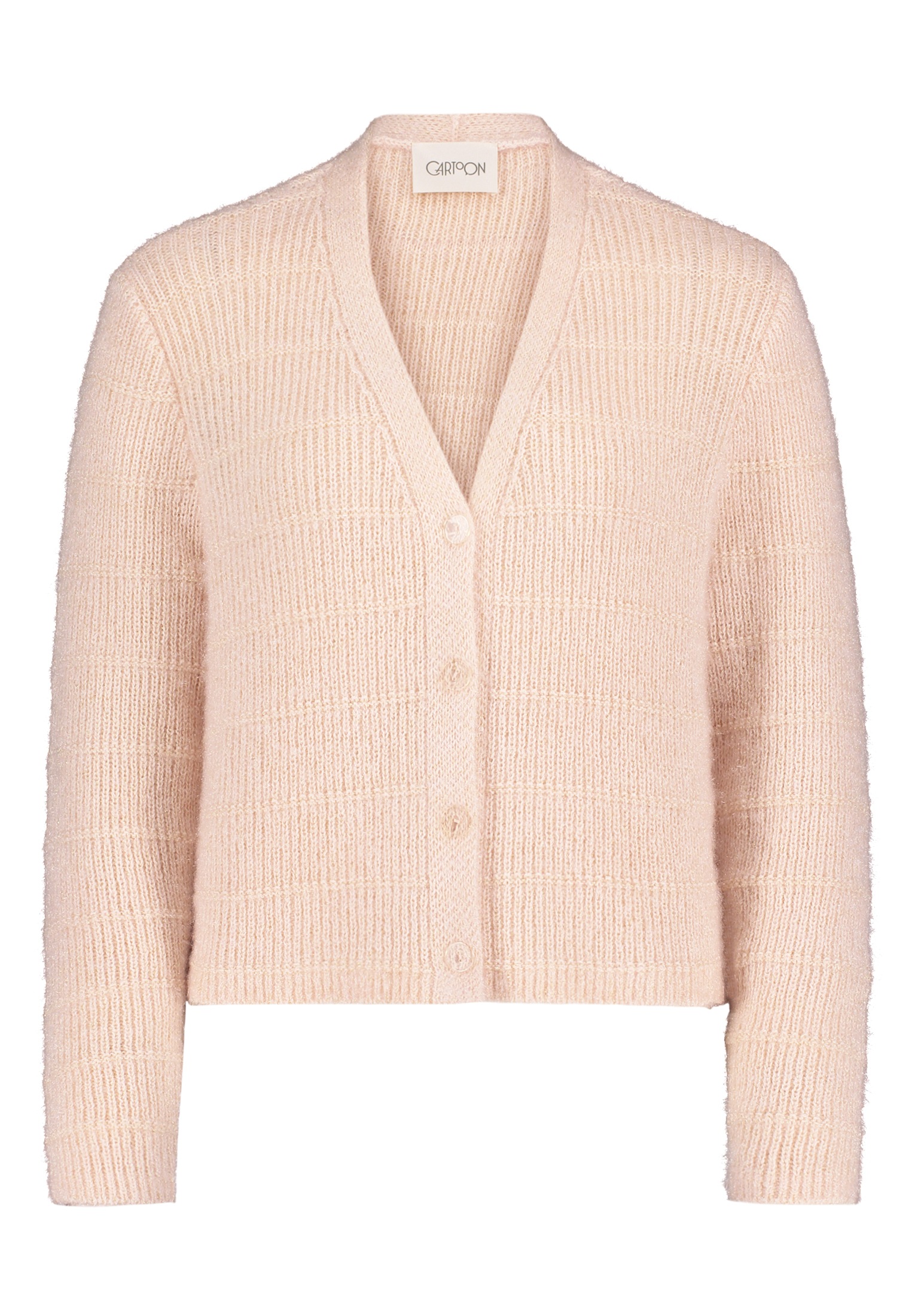 Cartoon Strickjacke »Cartoon Strick-Cardigan mit Knopfleiste«, Struktur