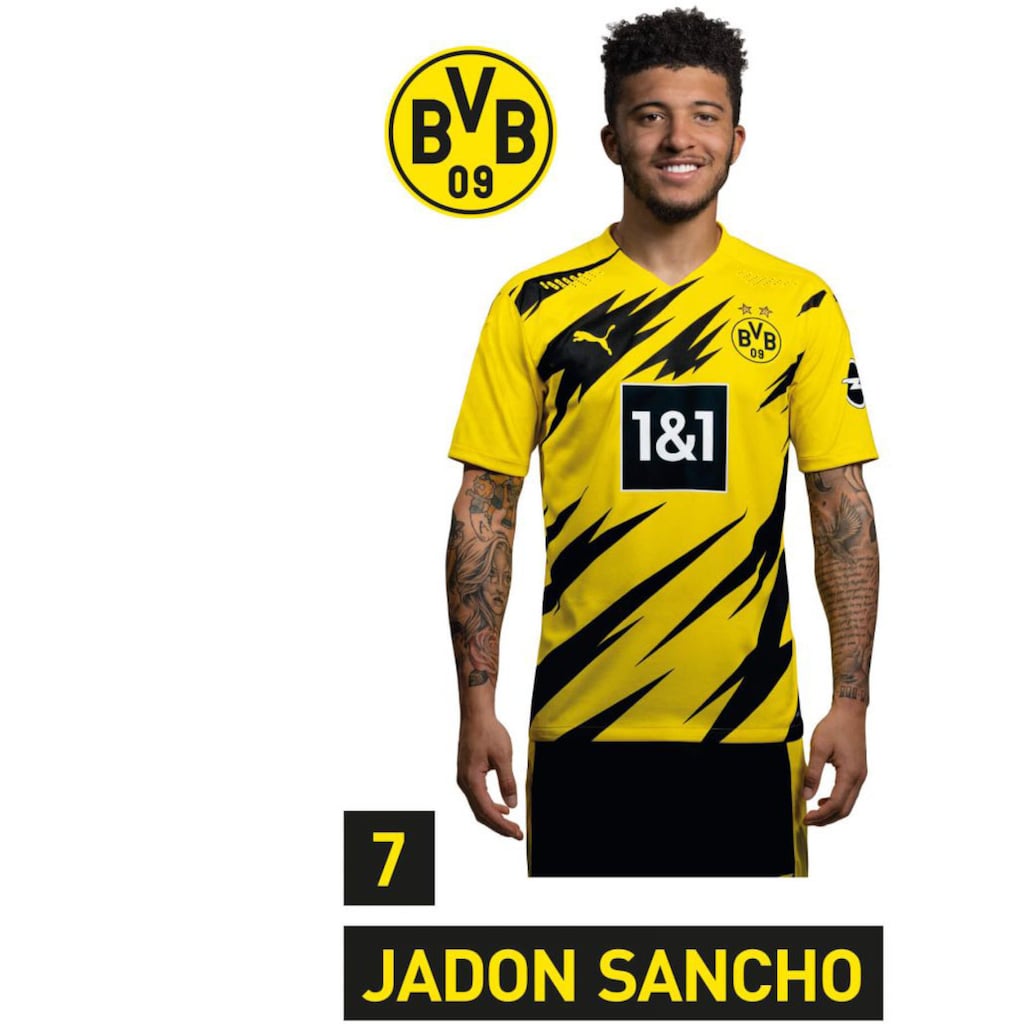 Wall-Art Wandtattoo »BVB Sancho Portrait 2020/2021«, (1 St.)