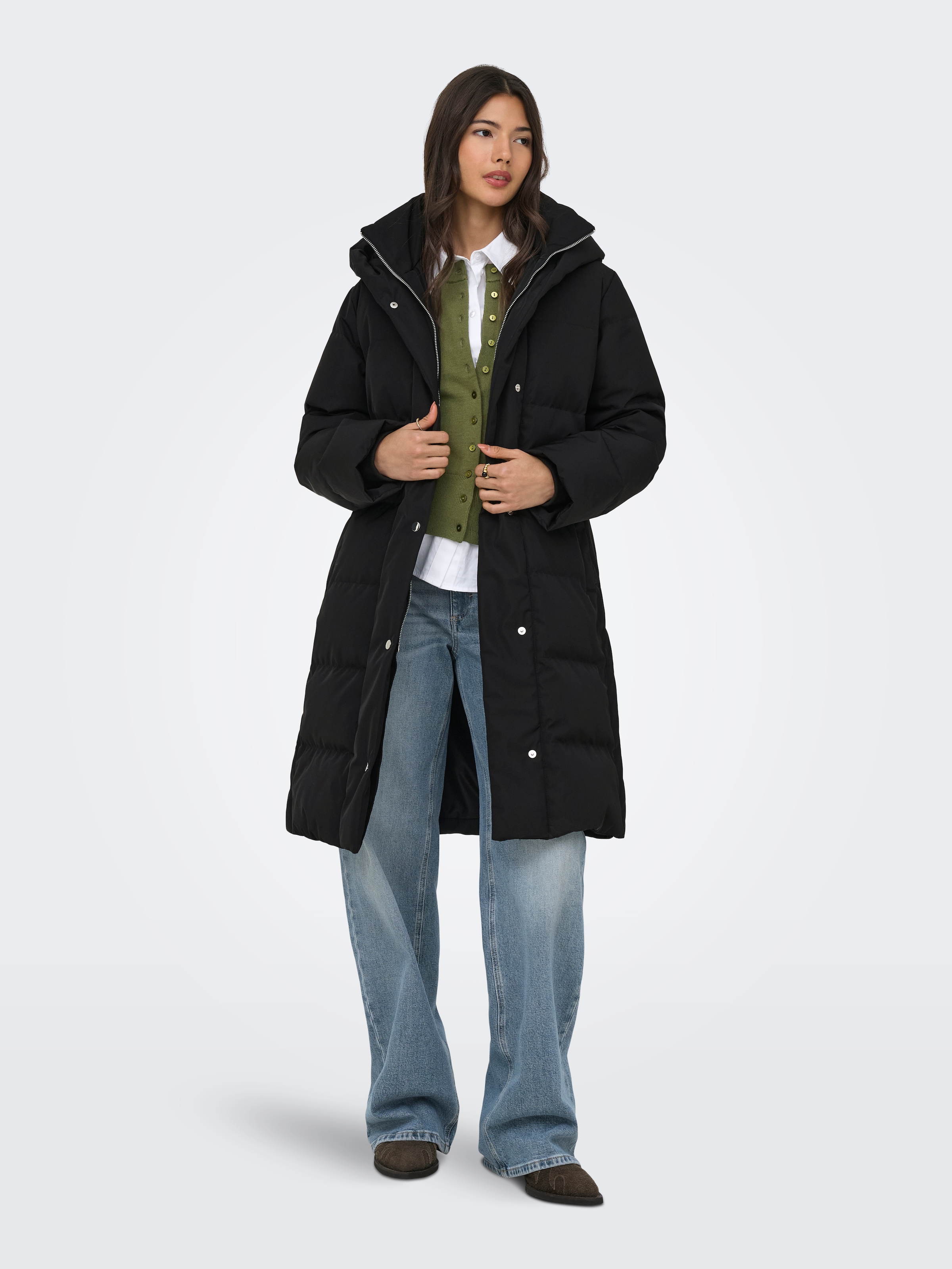 ONLY Steppmantel »ONLSUM DOWN PUFFER COAT CC OTW« Kunstfaser