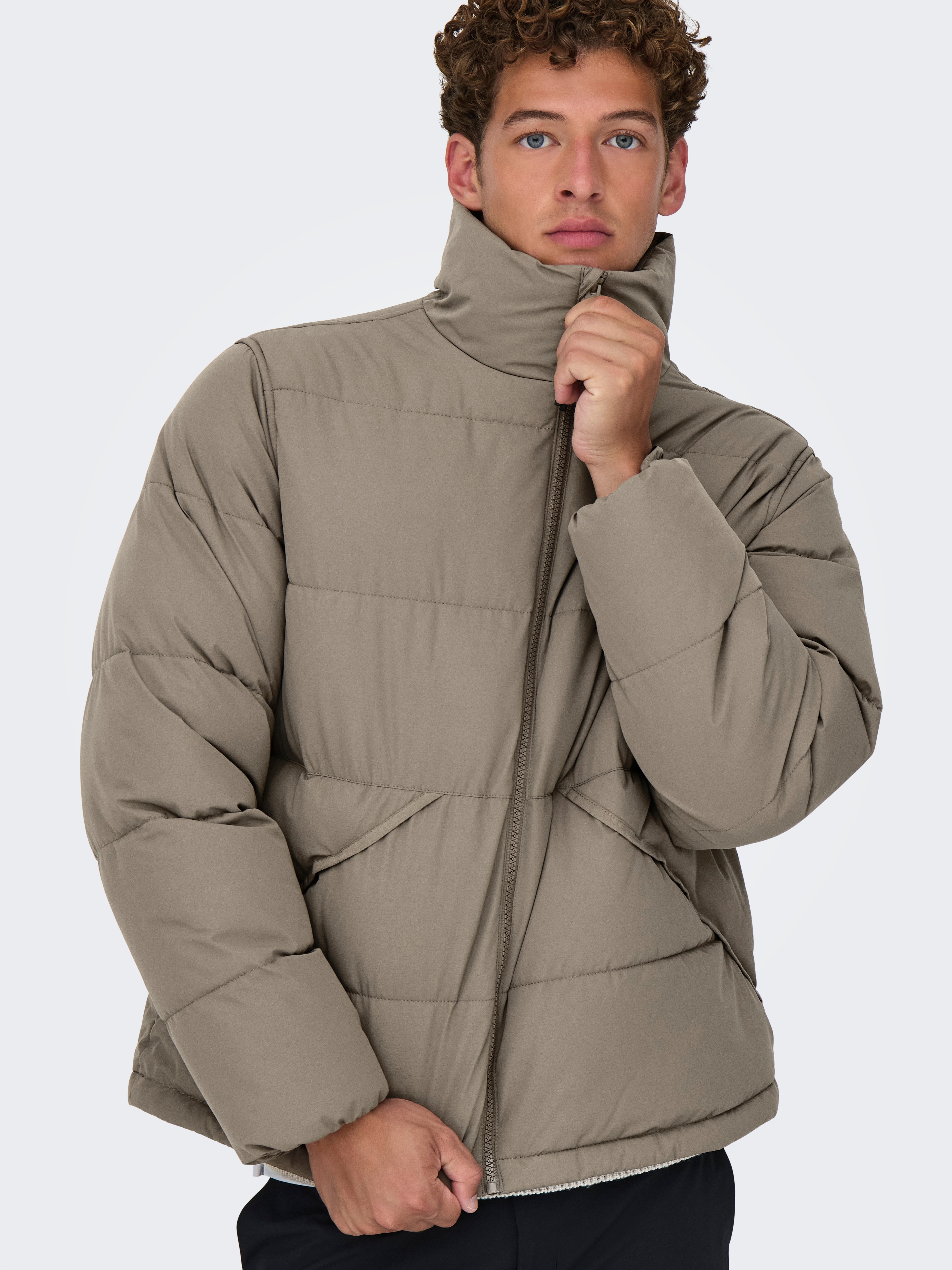 ONLY & SONS Steppjacke "ONSPACK LIFE PUFFER JACKET OTW" ohne Kapuze günstig online kaufen