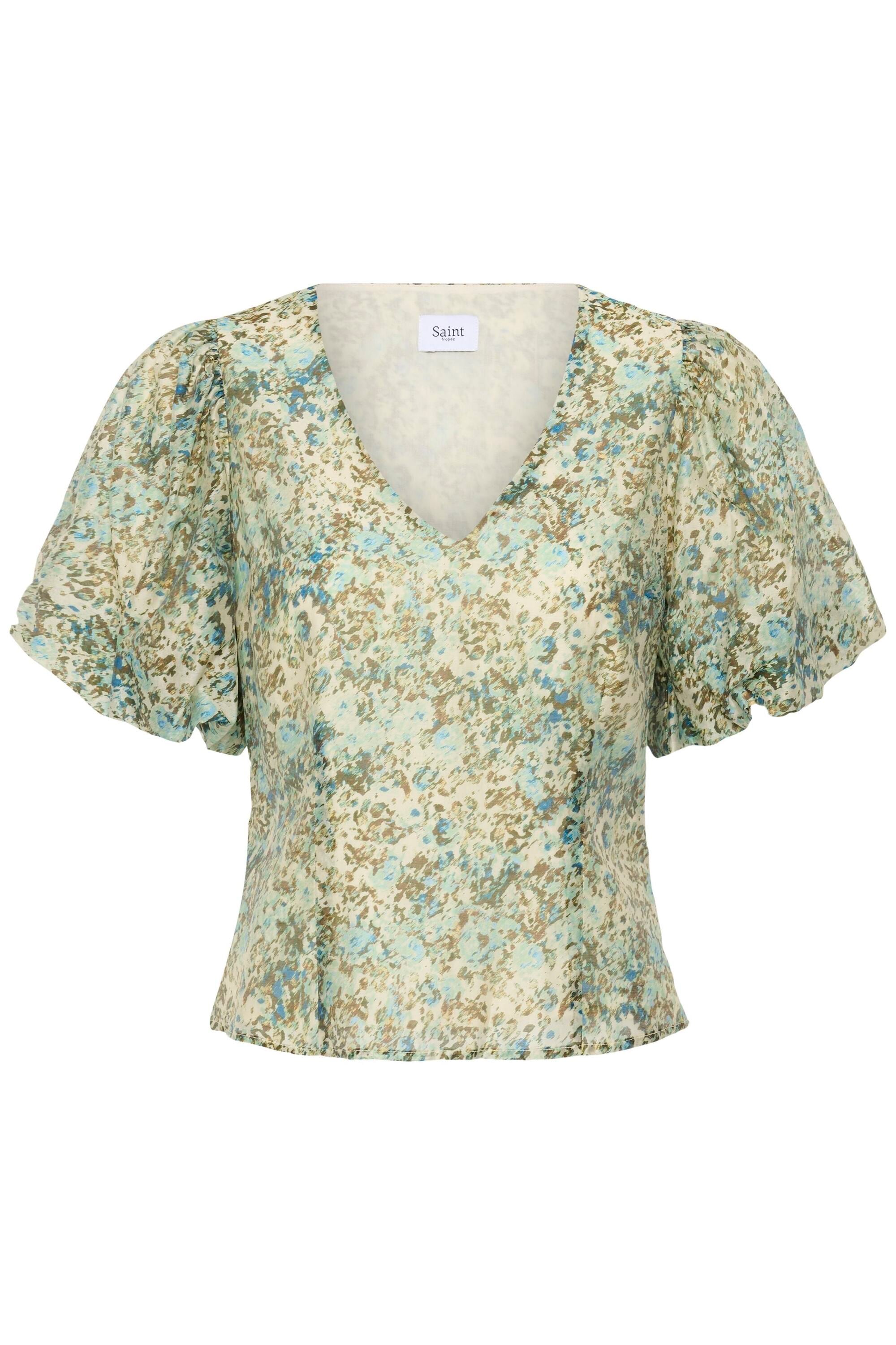 Saint Tropez Kurzarmbluse "Damen Kurzarm-Bluse RainieSZ"