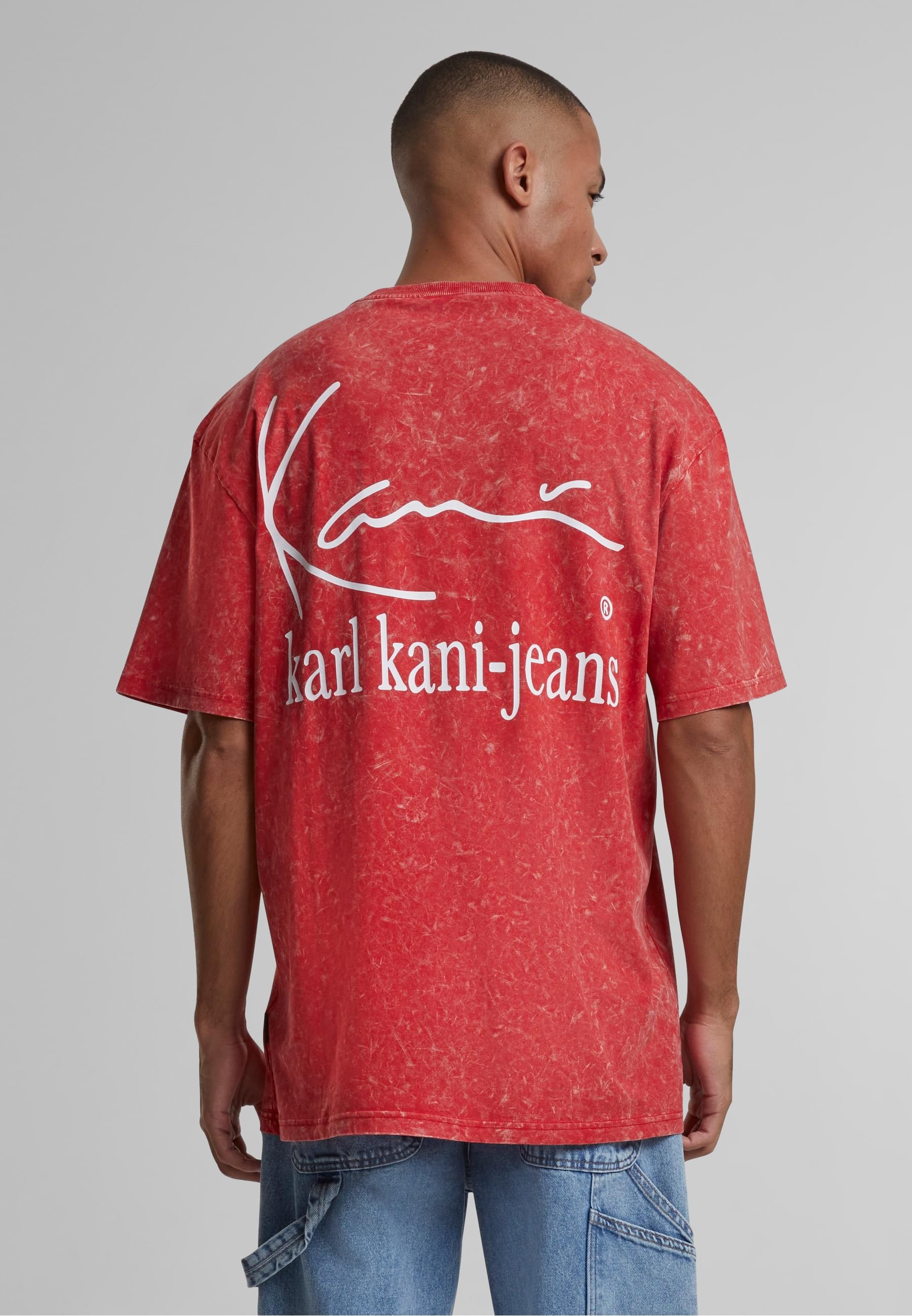 Karl Kani T-Shirt »Karl Kani Herren KU242-008-1 Tiny Signature Print Tee«, (1 tlg.)