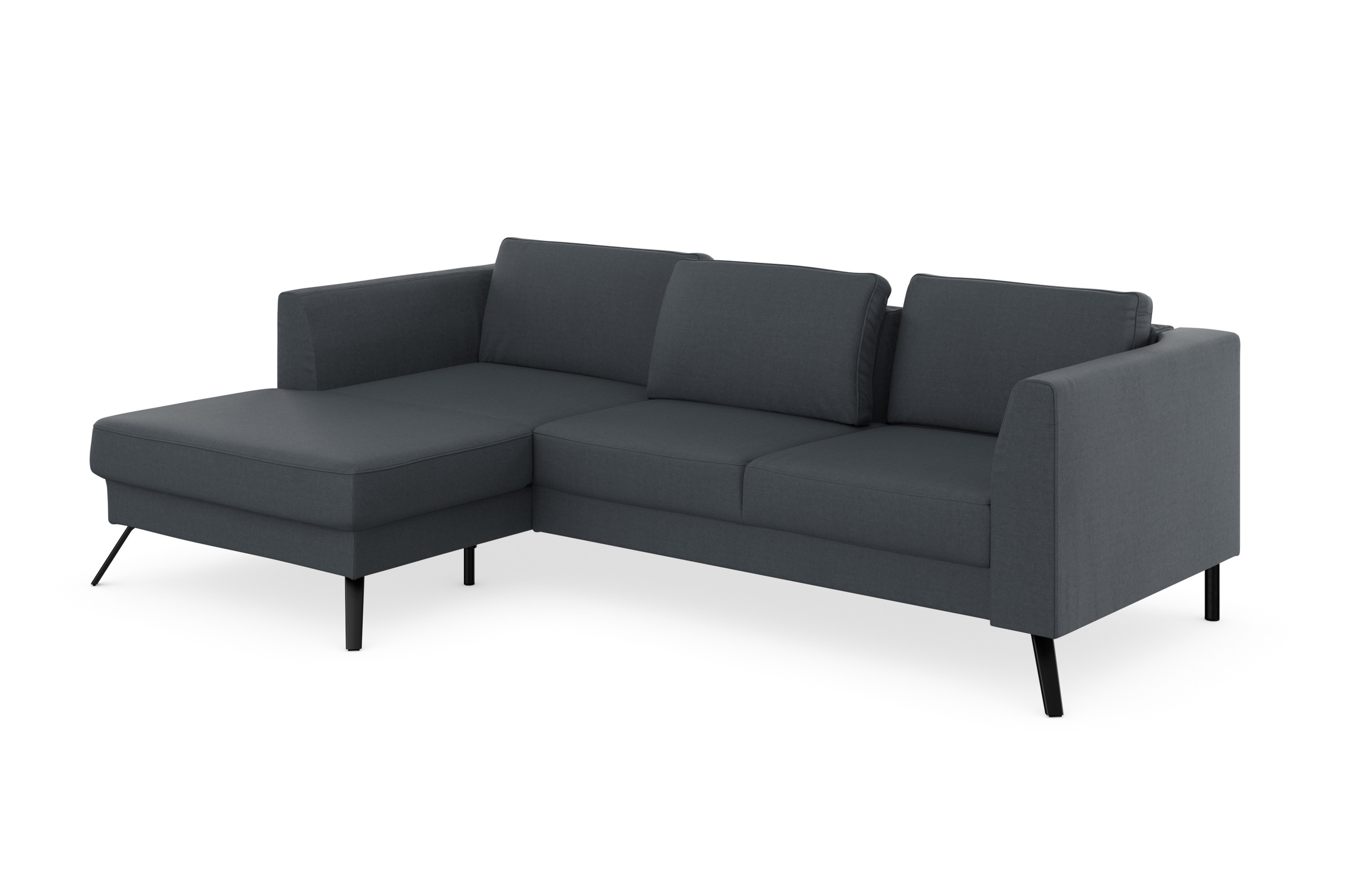 sit&more Ecksofa »Lindholm L-Form«, mit Sitztiefenverstellung und Federkern