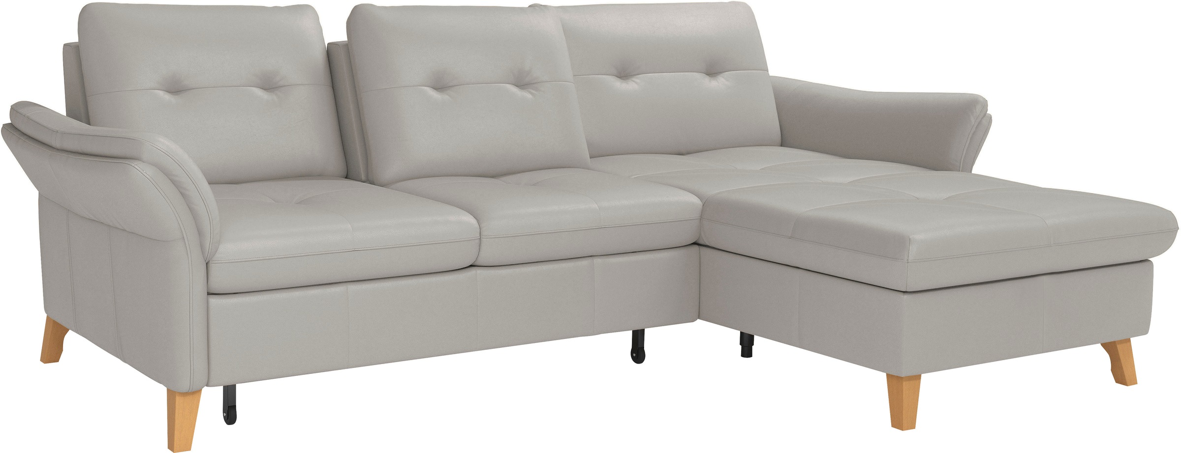 sit&more Ecksofa »Göteborg«, Sitztiefenverstellung und Federkern, wahlweise mit Bettfunktion
