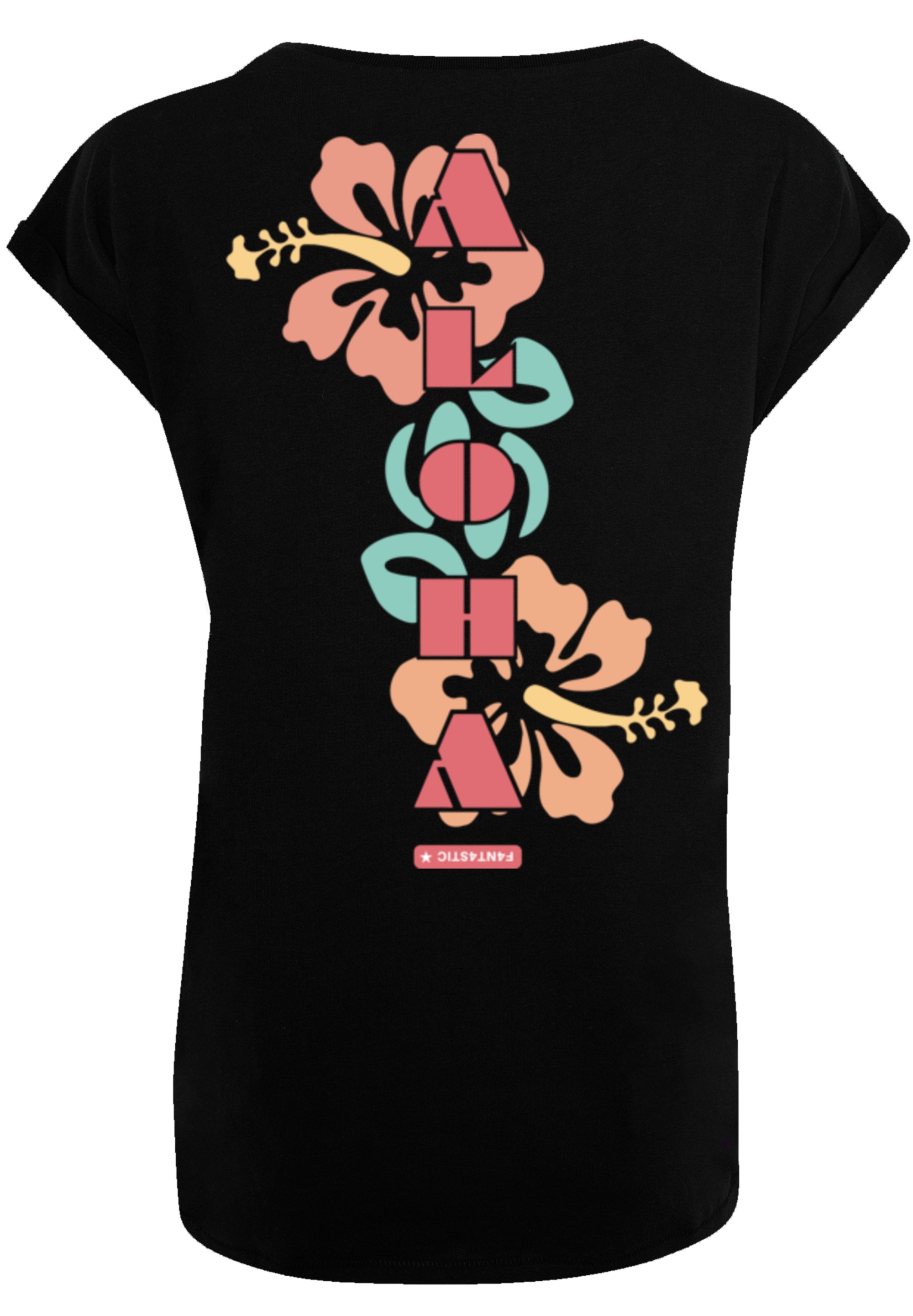 F4NT4STIC Marškinėliai »PLUS SIZE Aloha« Print