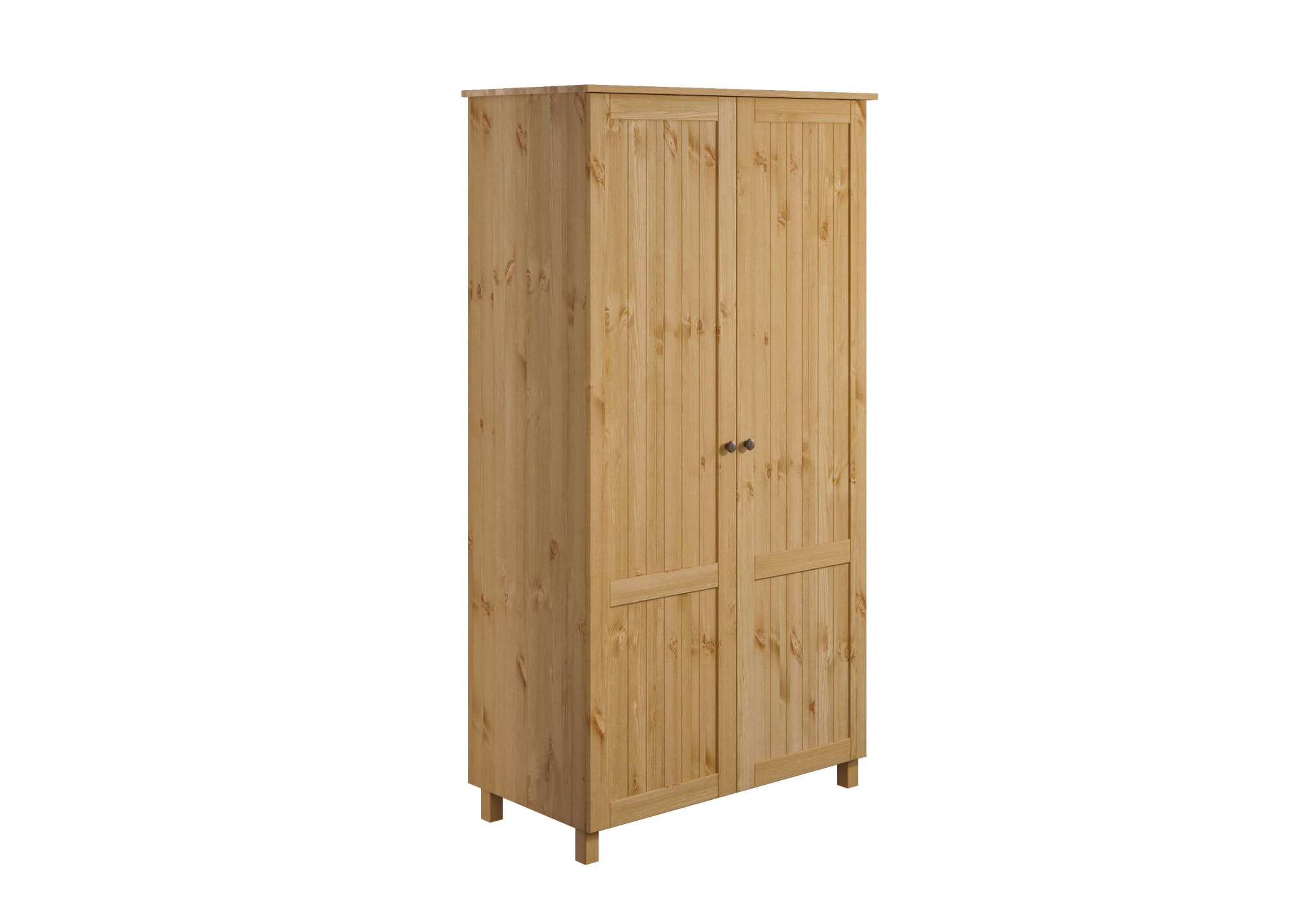 Home affaire Kleiderschrank »Juventus, Drehtürenschrank, Schrank«, mit 2 Türen, 97 cm breit, aus massiver Kiefer, FSC®-zertifiziert